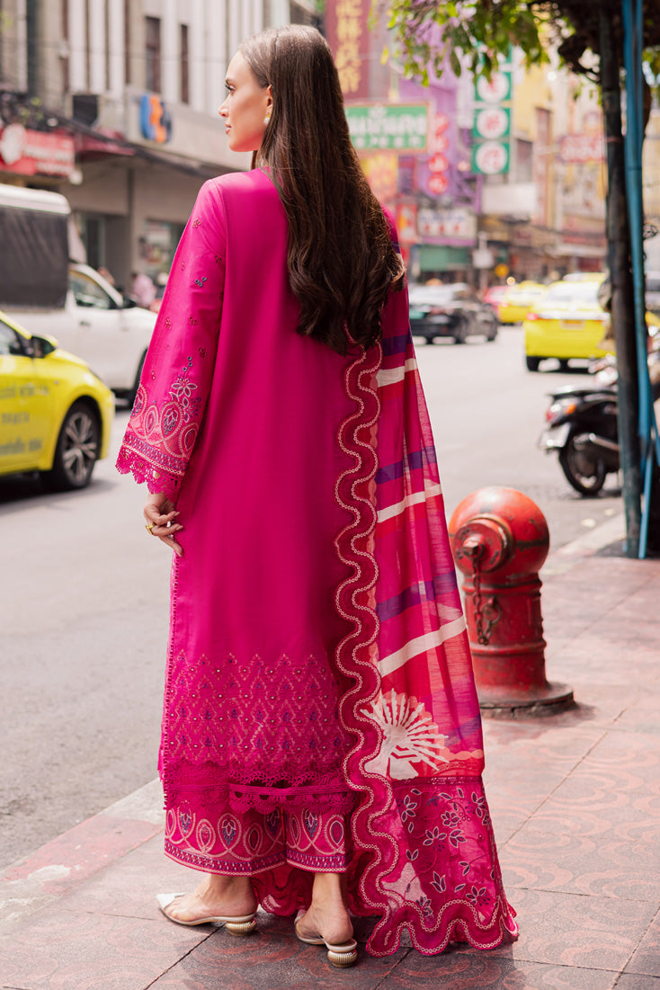 Marjjan | Carnation Lawn | MBL-17 B (HOT PINK) by Marjjan - Designer Dress - Type: Ladies Clothes - Available at Sana Yasir - 100% Original