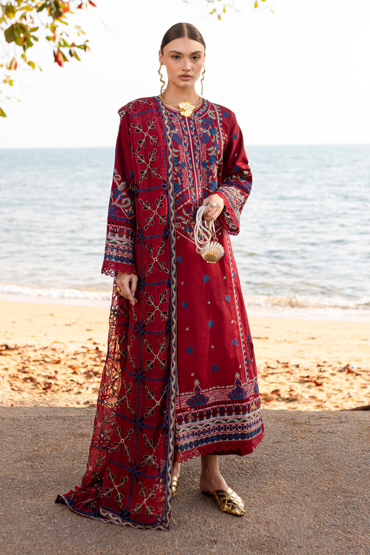 Marjjan | Fasana Lawn | MBL-07 A by Marjjan - Designer Dress - Type: Ladies Clothes - Available at Sana Yasir - 100% Original