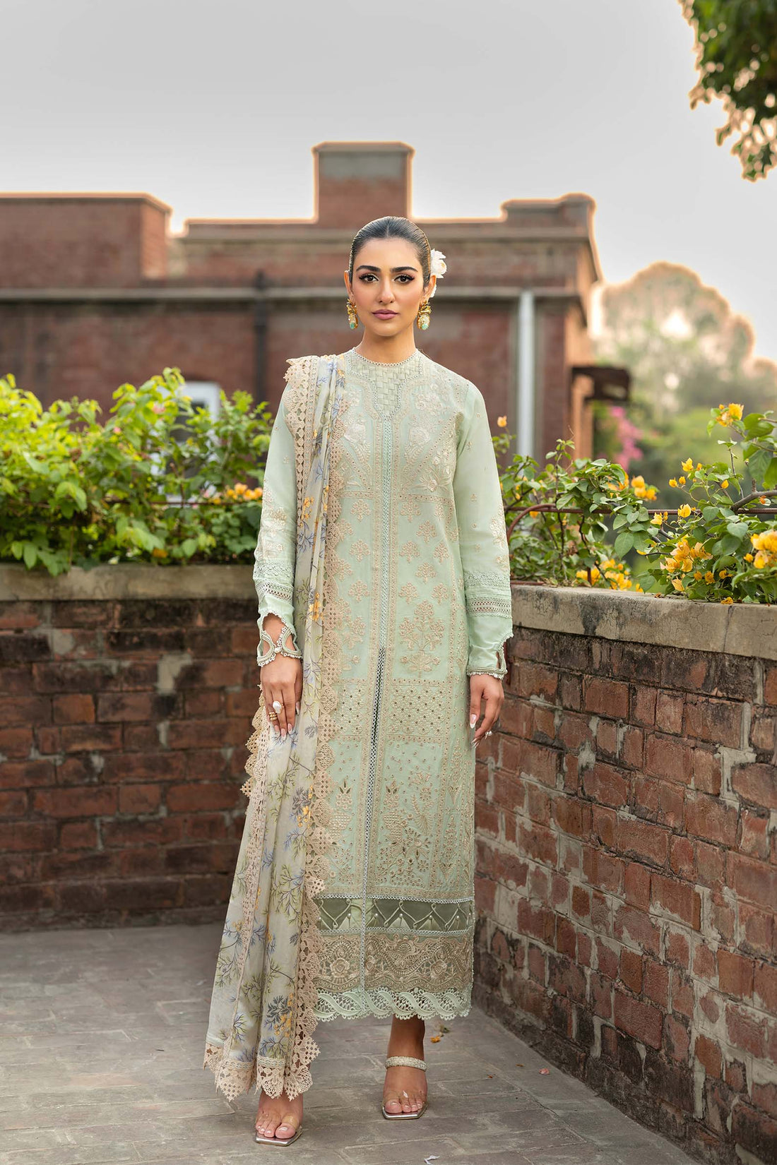 Maryam Hussain | Luxury Lawn 25 | Gulbeen by Maryam Hussain - Designer Dress - Type: Ladies Clothes - Available at Sana Yasir - 100% Original