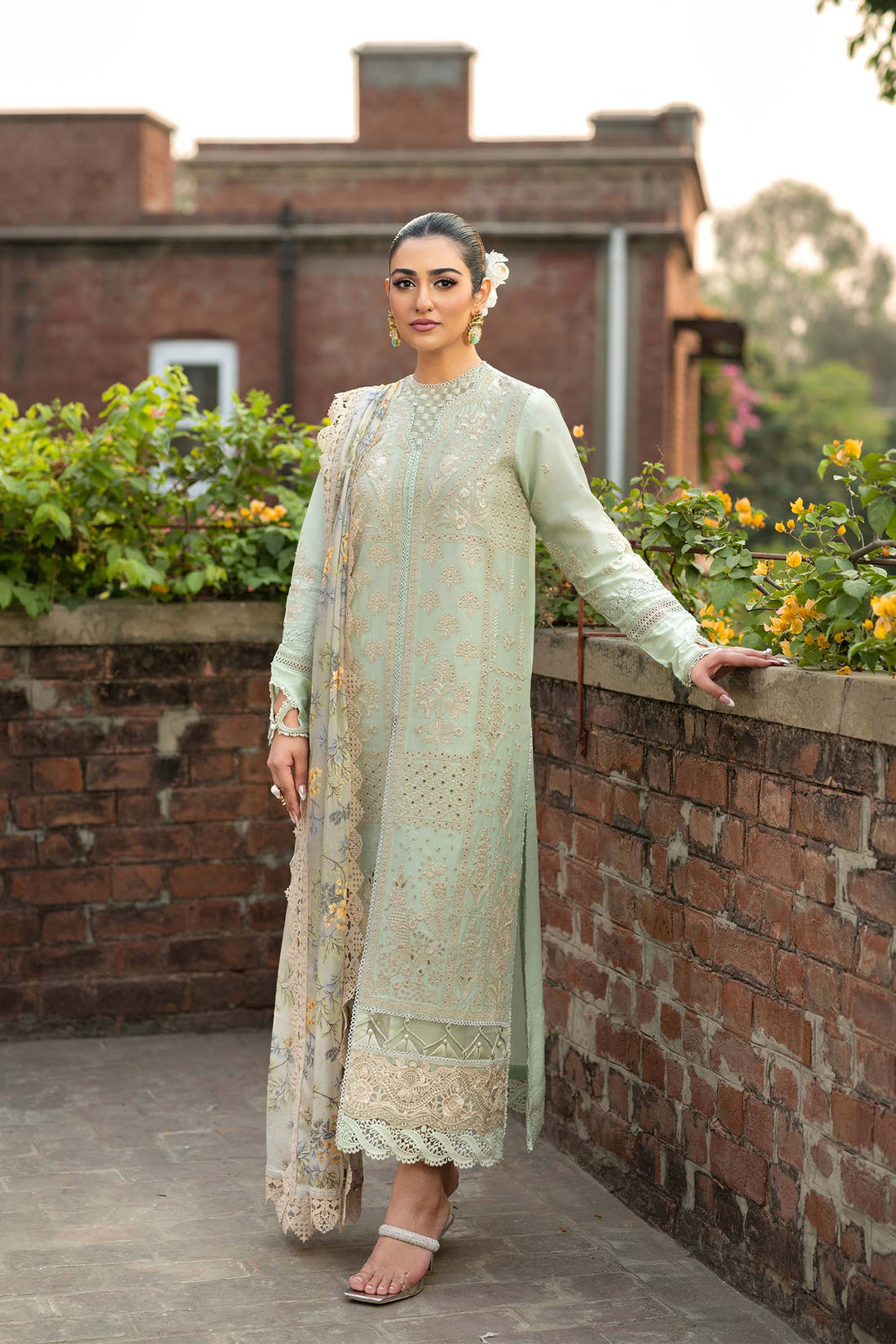 Maryam Hussain | Luxury Lawn 25 | Gulbeen by Maryam Hussain - Designer Dress - Type: Ladies Clothes - Available at Sana Yasir - 100% Original