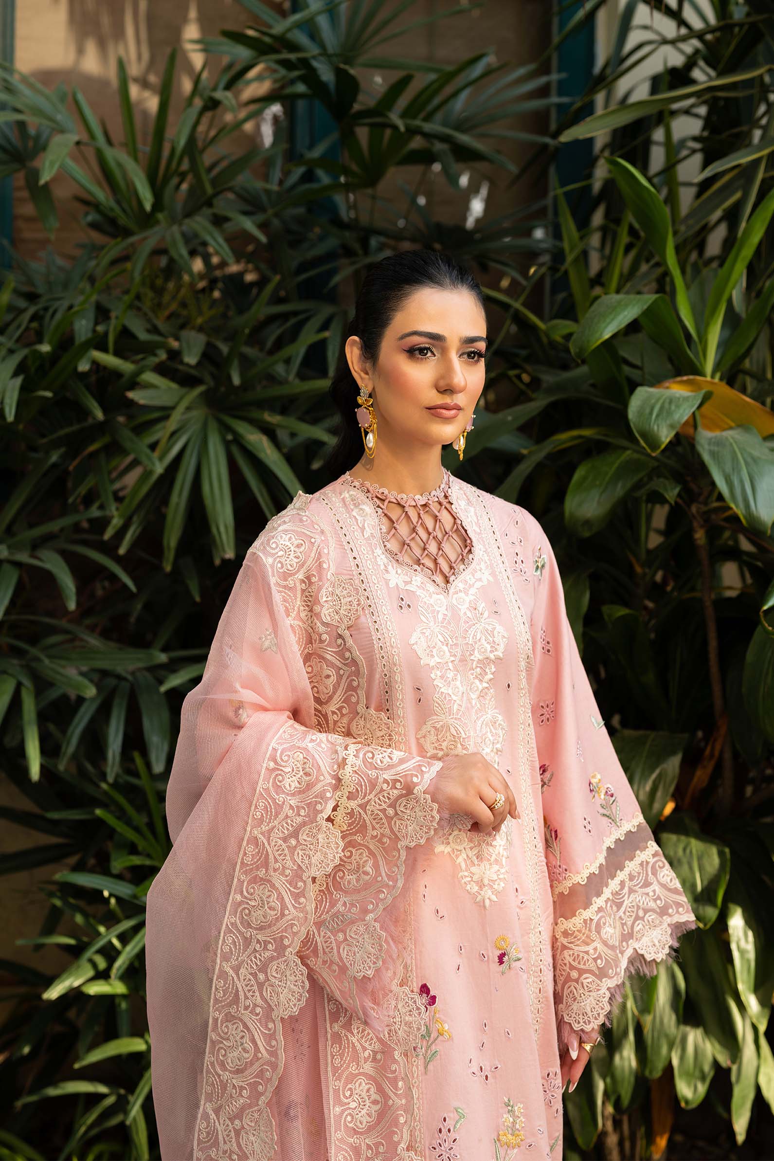 Maryam Hussain | Luxury Lawn 25 | Naina by Maryam Hussain - Designer Dress - Type: Ladies Clothes - Available at Sana Yasir - 100% Original