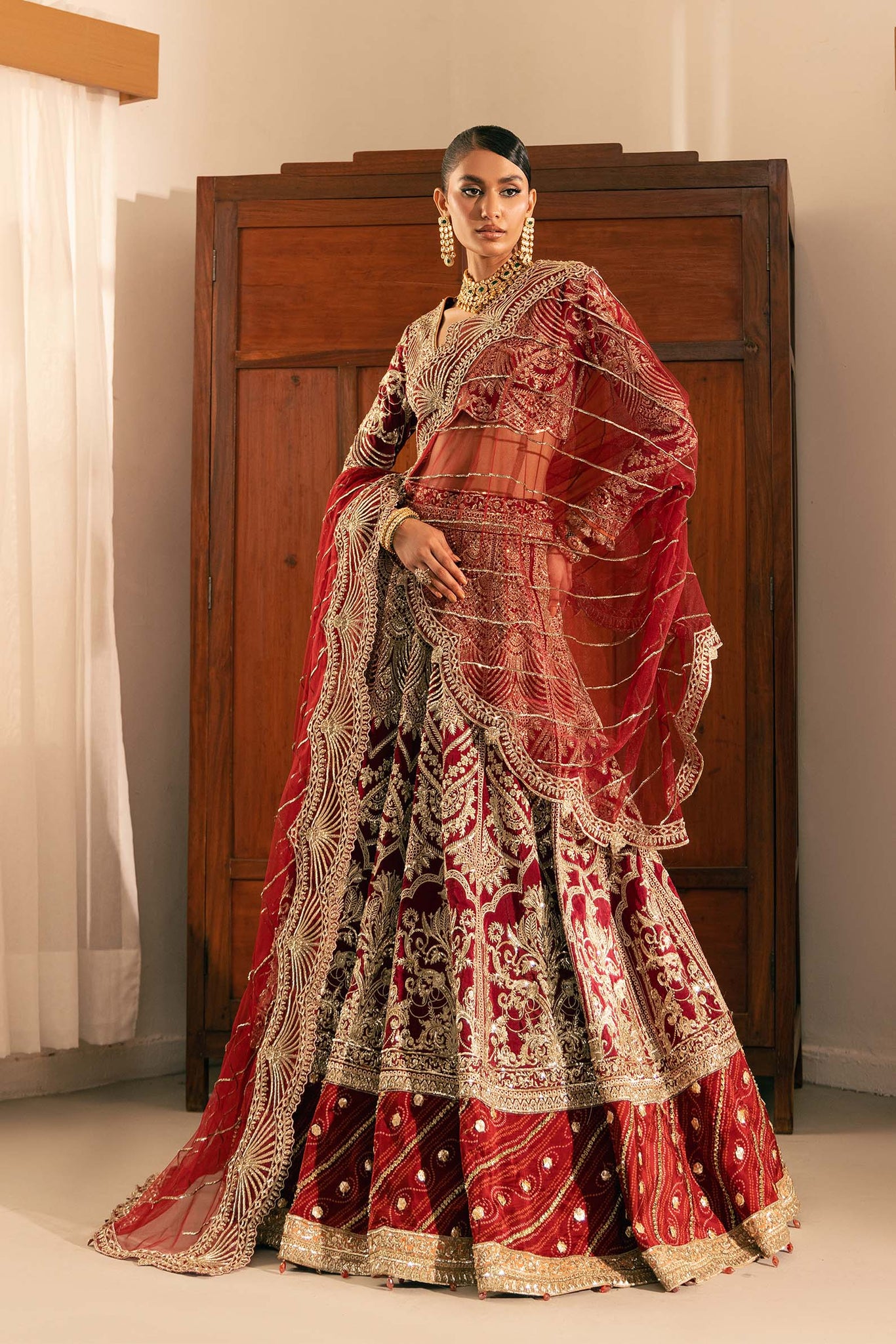 Maryam Hussain | Marwa Luxury Formals 24 | Moorni by Maryam Hussain - Designer Dress - Type: Ladies Clothes - Available at Sana Yasir - 100% Original