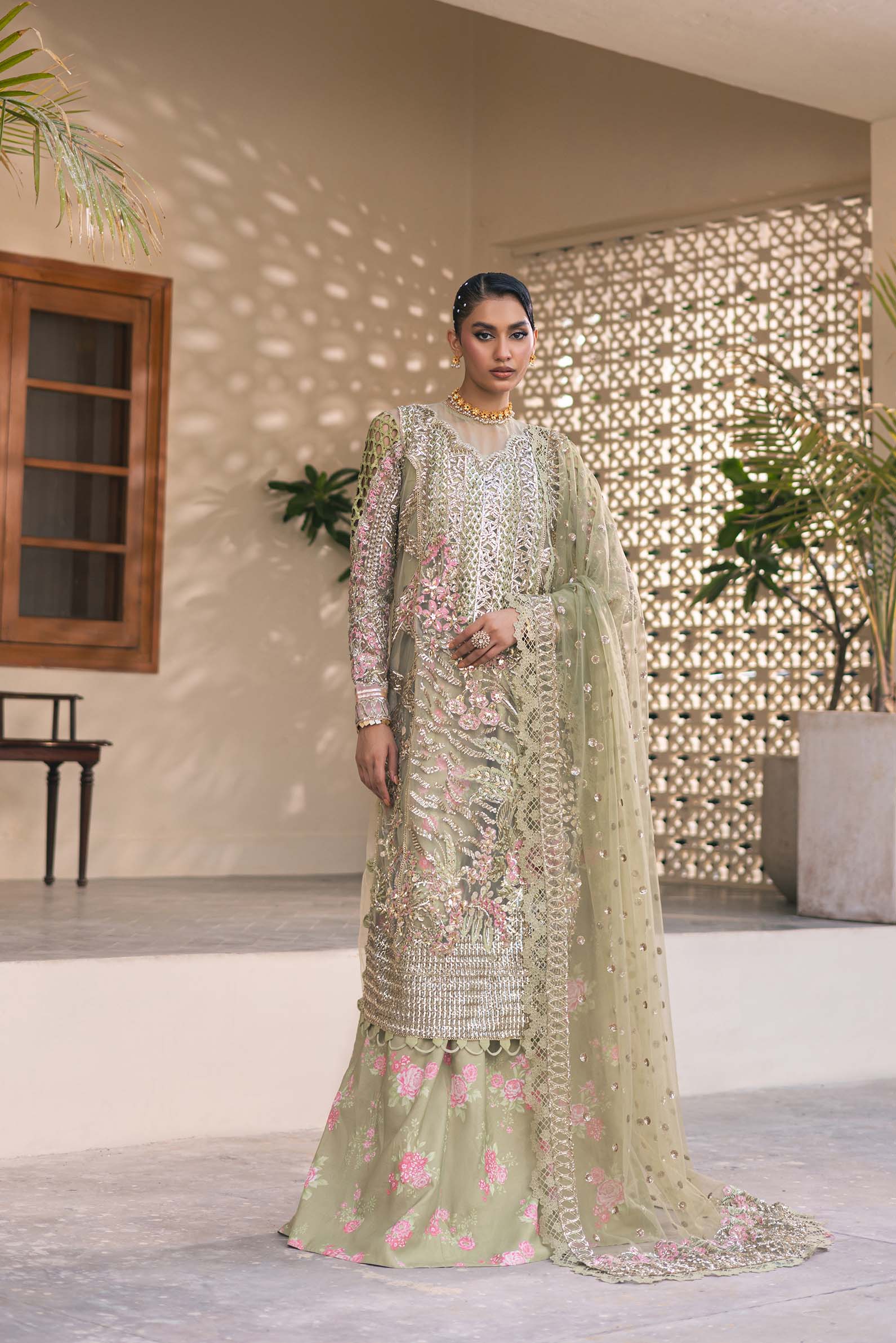 Maryam Hussain | Marwa Luxury Formals 24 | Muskan by Maryam Hussain - Designer Dress - Type: Ladies Clothes - Available at Sana Yasir - 100% Original