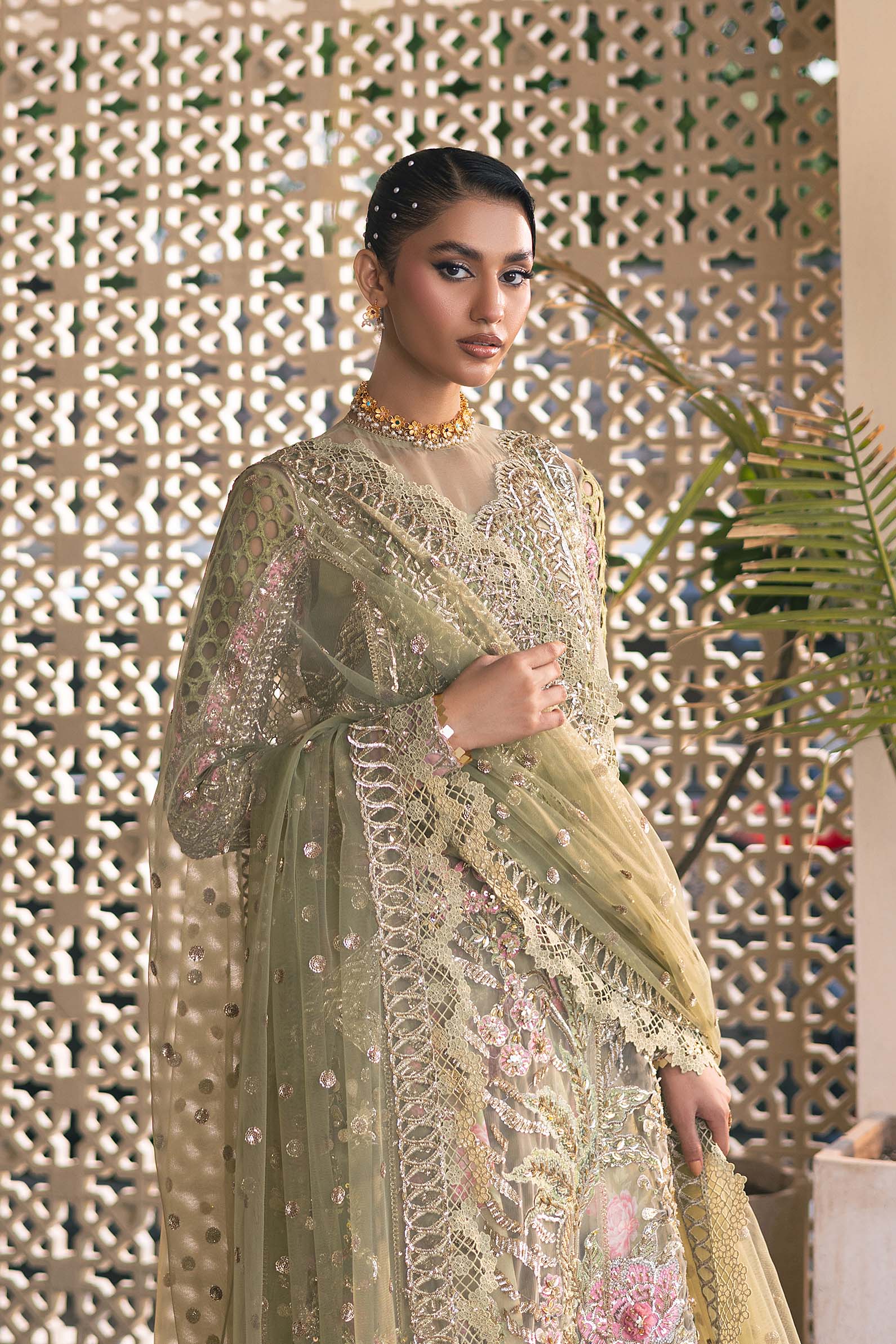 Maryam Hussain | Marwa Luxury Formals 24 | Muskan by Maryam Hussain - Designer Dress - Type: Ladies Clothes - Available at Sana Yasir - 100% Original