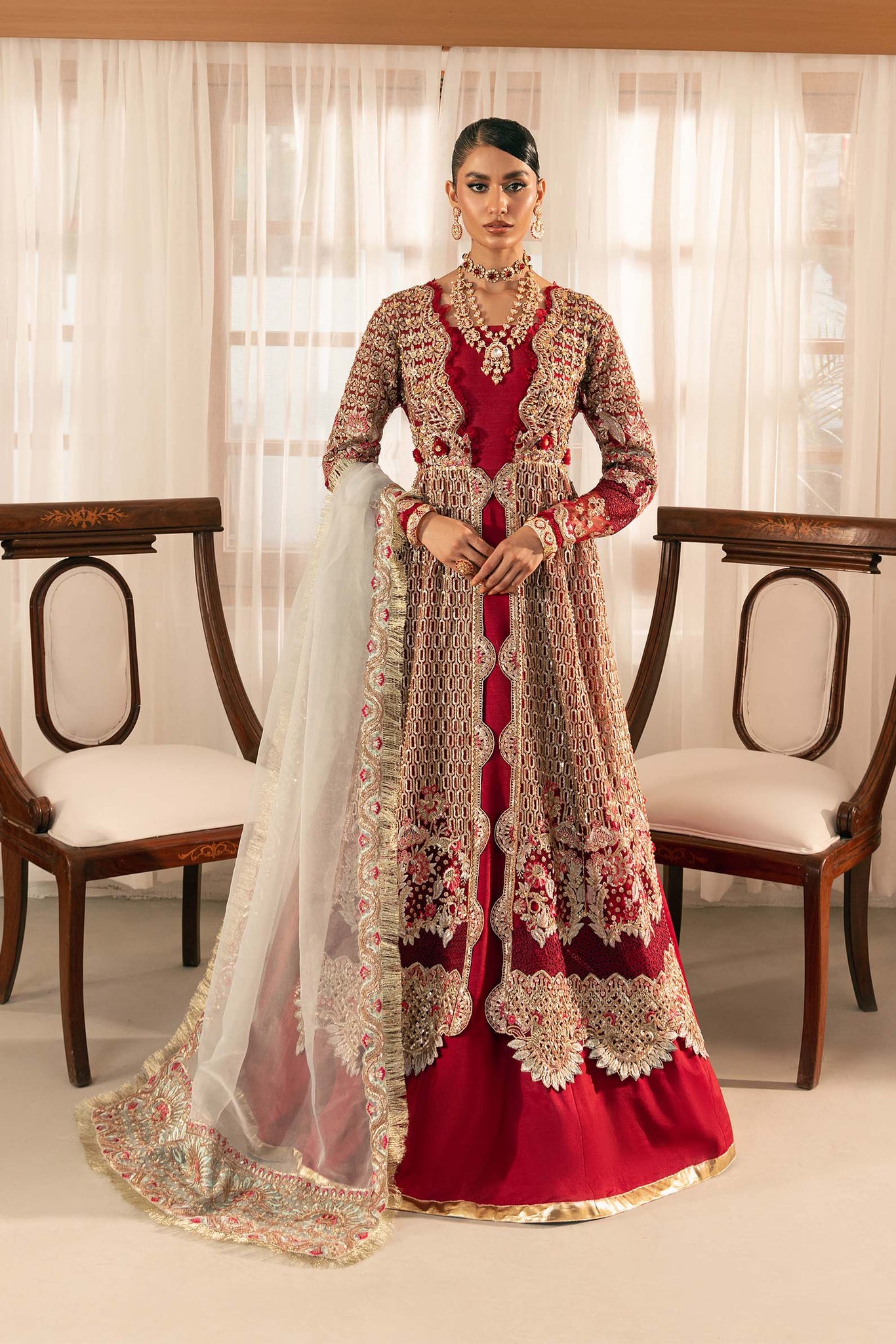 Maryam Hussain | Marwa Luxury Formals 24 | Raag by Maryam Hussain - Designer Dress - Type: Ladies Clothes - Available at Sana Yasir - 100% Original