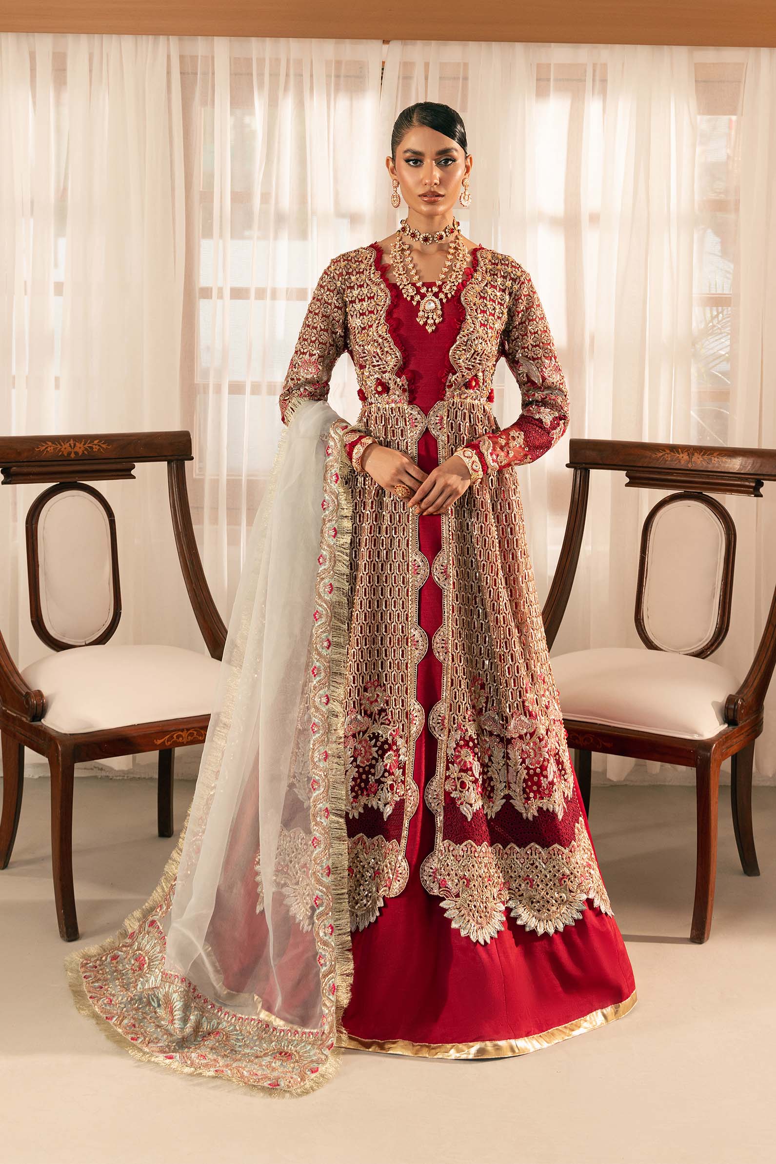 Maryam Hussain | Marwa Luxury Formals 24 | Raag by Maryam Hussain - Designer Dress - Type: Ladies Clothes - Available at Sana Yasir - 100% Original