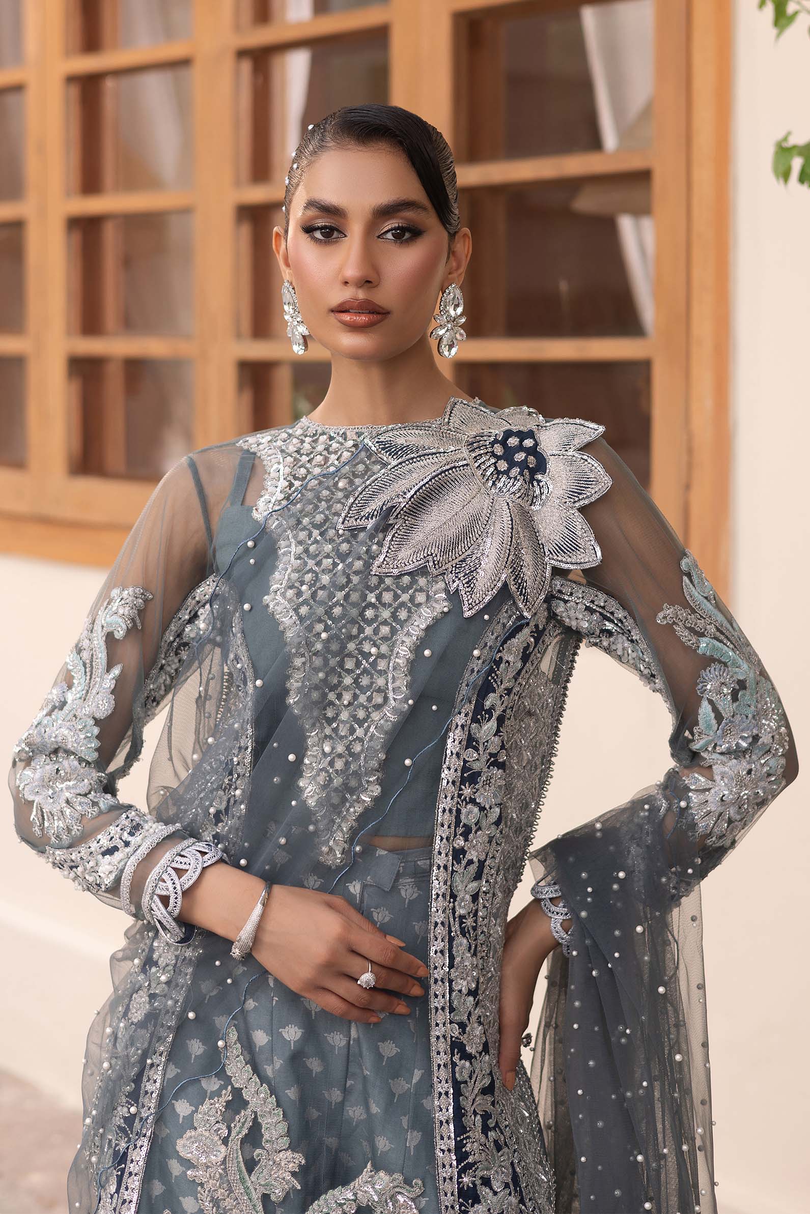 Maryam Hussain | Marwa Luxury Formals 24 | Zari by Maryam Hussain - Designer Dress - Type: Ladies Clothes - Available at Sana Yasir - 100% Original