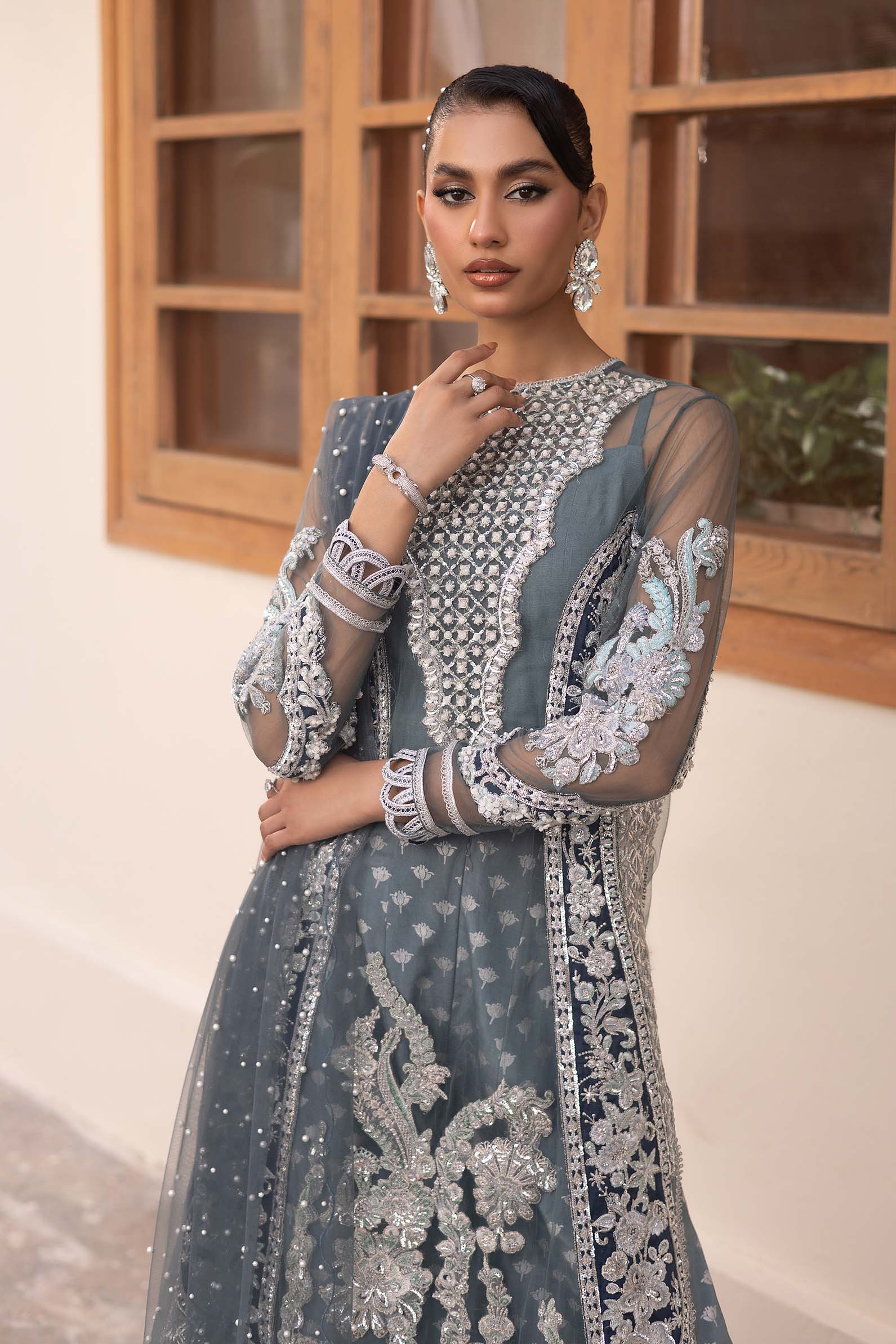 Maryam Hussain | Marwa Luxury Formals 24 | Zari by Maryam Hussain - Designer Dress - Type: Ladies Clothes - Available at Sana Yasir - 100% Original