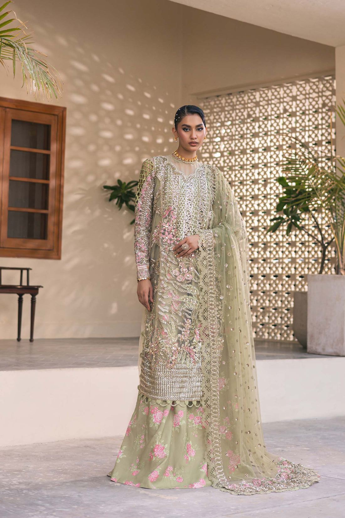 Maryam Hussain | Marwa Luxury Formals 24 | Muskan by Maryam Hussain - Designer Dress - Type: Ladies Clothes - Available at Sana Yasir - 100% Original