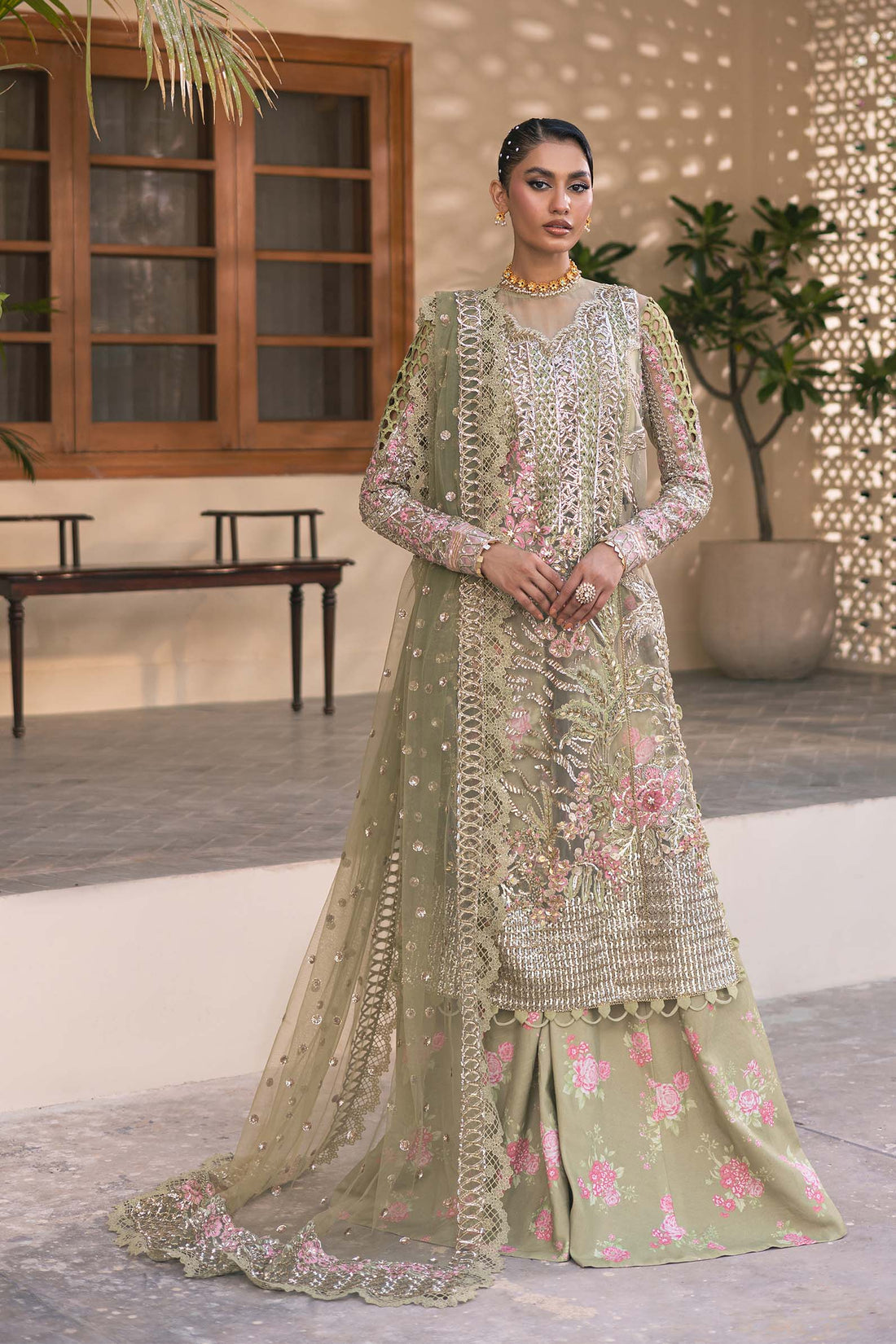 Maryam Hussain | Marwa Luxury Formals 24 | Muskan by Maryam Hussain - Designer Dress - Type: Ladies Clothes - Available at Sana Yasir - 100% Original