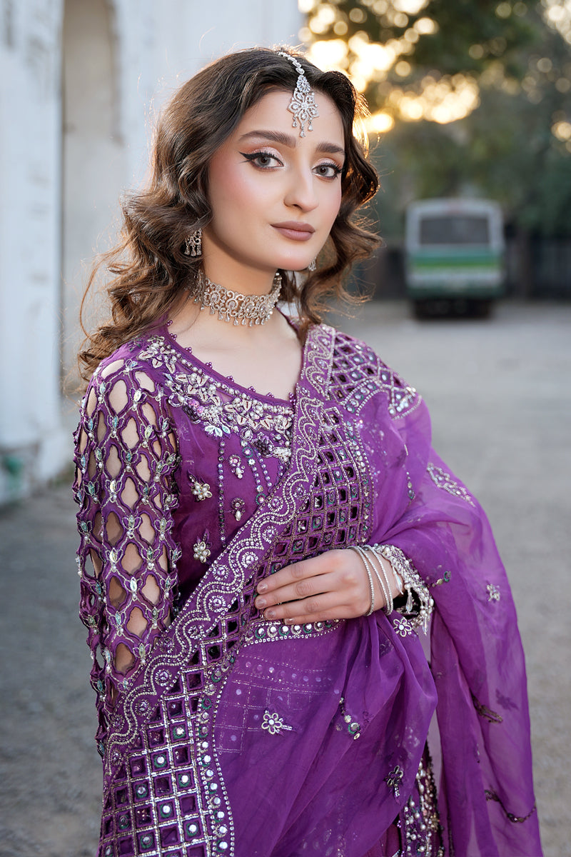 Maryams | Zeenat Luxury Formals | Crimson Bloom - Z-02 by Maryams - Designer Dress - Type: Ladies Clothes - Available at Sana Yasir - 100% Original