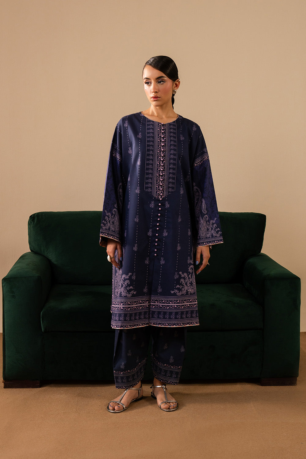 Maryum N Maria | Floren Lawn | ELLINOR by Maryam N Maria - Designer Dress - Type: Ladies Clothes - Available at Sana Yasir - 100% Original
