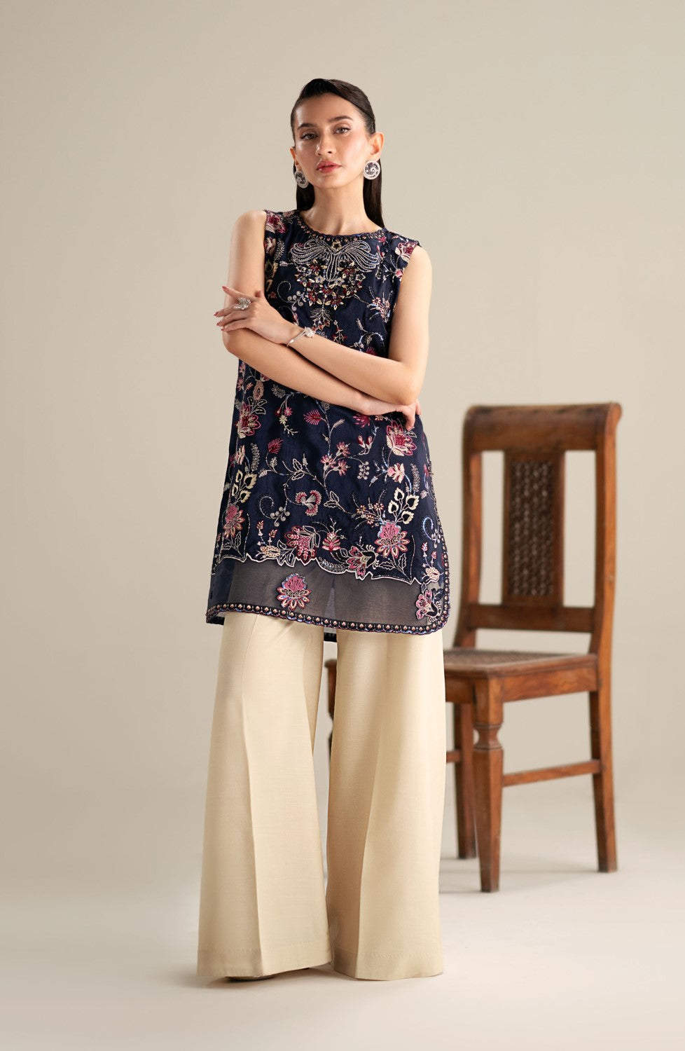 Maryum N Maria | Lagom Ready to Wear | CALLA - MS-24196/996 by Maryum N Maria - Designer Dress - Type: Ladies Clothes - Available at Sana Yasir - 100% Original