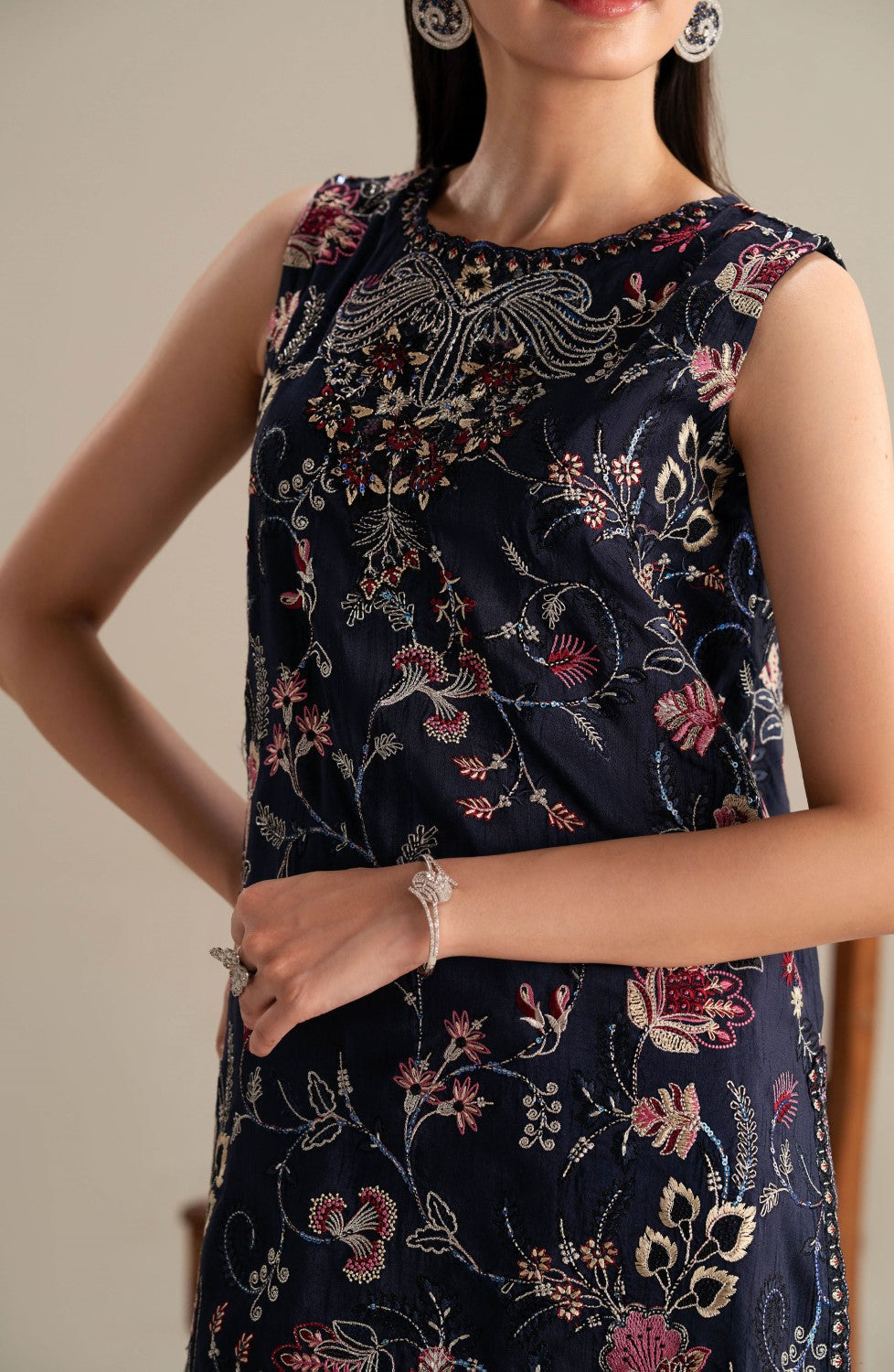 Maryum N Maria | Lagom Ready to Wear | CALLA - MS-24196/996 by Maryum N Maria - Designer Dress - Type: Ladies Clothes - Available at Sana Yasir - 100% Original