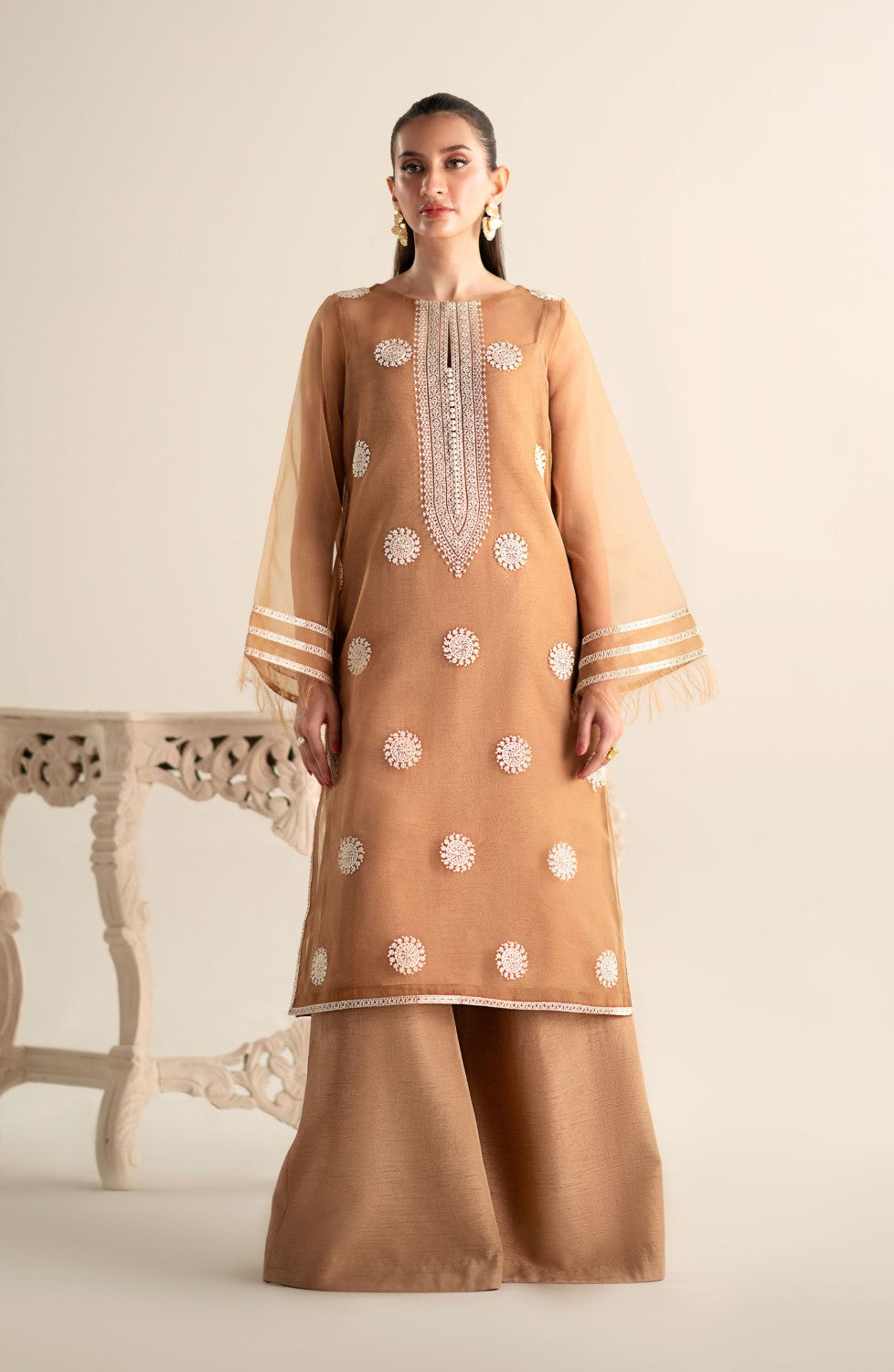 Maryum N Maria | Lagom Ready to Wear | CARNATION - MS-24192 by Maryum N Maria - Designer Dress - Type: Ladies Clothes - Available at Sana Yasir - 100% Original