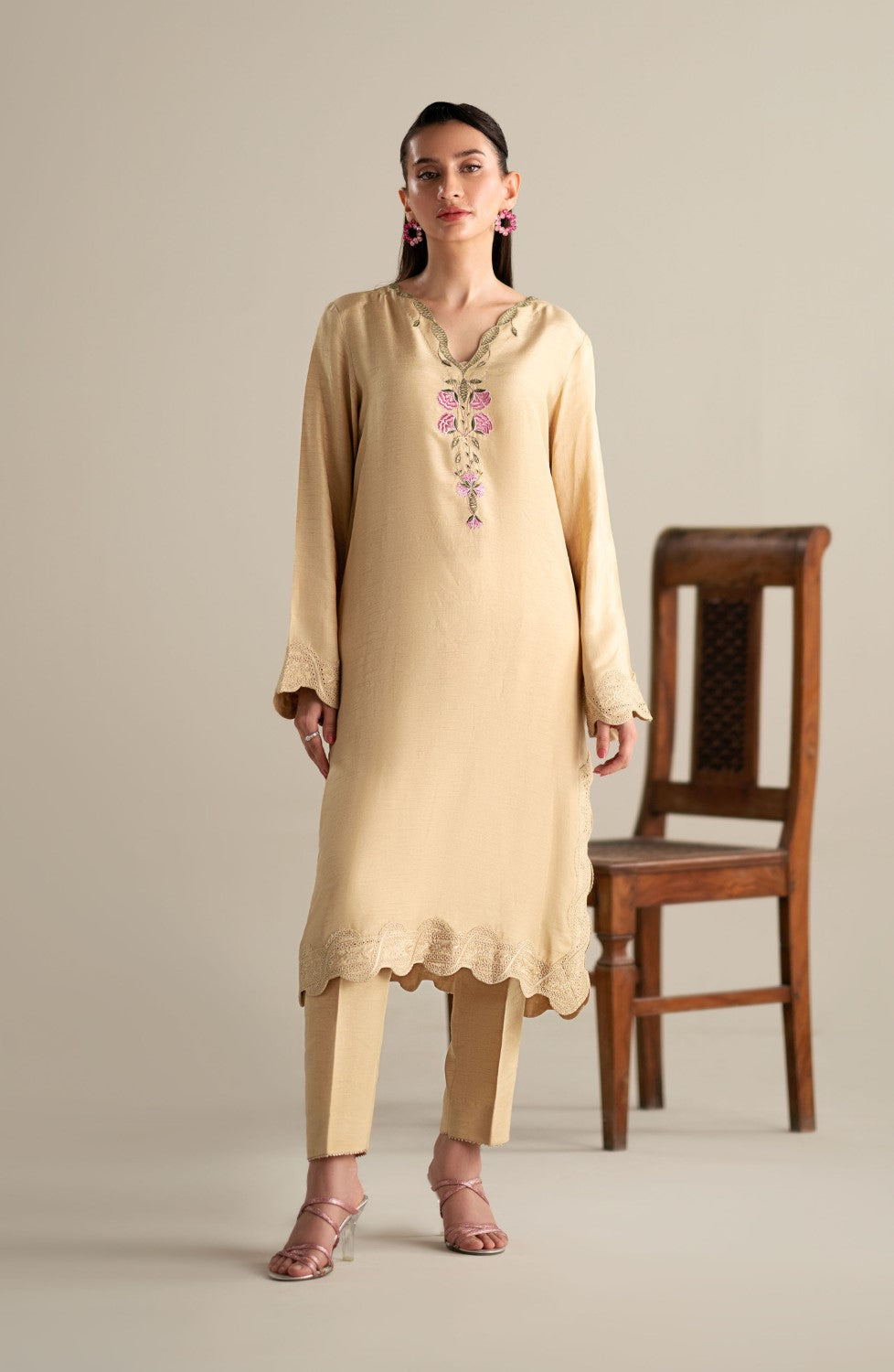 Maryum N Maria | Lagom Ready to Wear | DAISY - MS-24195 by Maryam N Maria - Designer Dress - Type: Ladies Clothes - Available at Sana Yasir - 100% Original