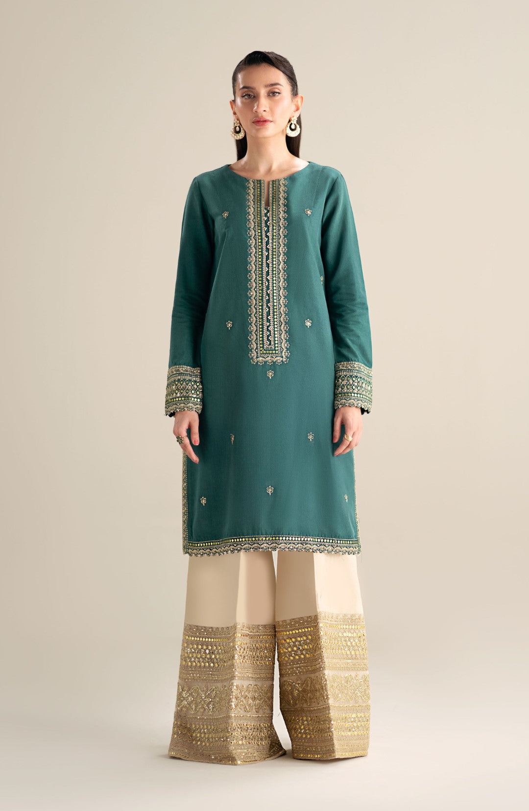 Maryum N Maria | Lagom Ready to Wear | IRIS - MS-24207 by Maryum N Maria - Designer Dress - Type: Ladies Clothes - Available at Sana Yasir - 100% Original