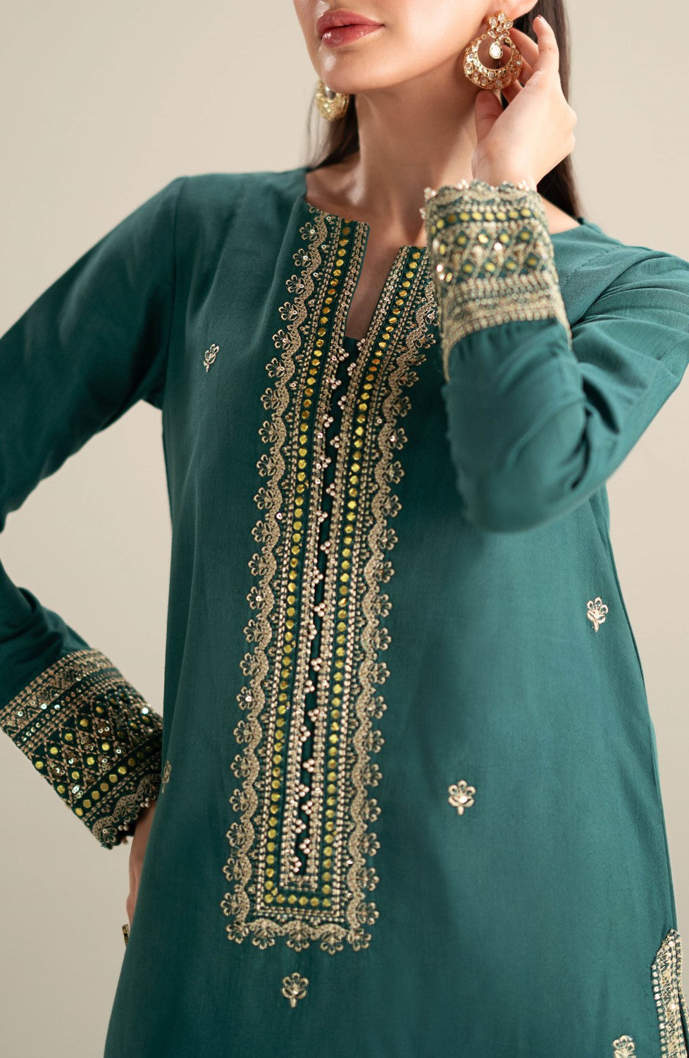 Maryum N Maria | Lagom Ready to Wear | IRIS - MS-24207 by Maryum N Maria - Designer Dress - Type: Ladies Clothes - Available at Sana Yasir - 100% Original
