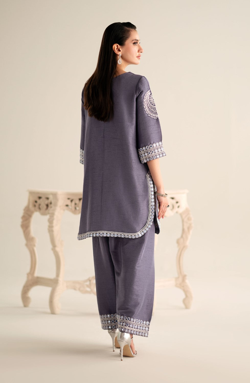 Maryum N Maria | Lagom Ready to Wear | ORCHID - MS-24218 by Maryum N Maria - Designer Dress - Type: Ladies Clothes - Available at Sana Yasir - 100% Original