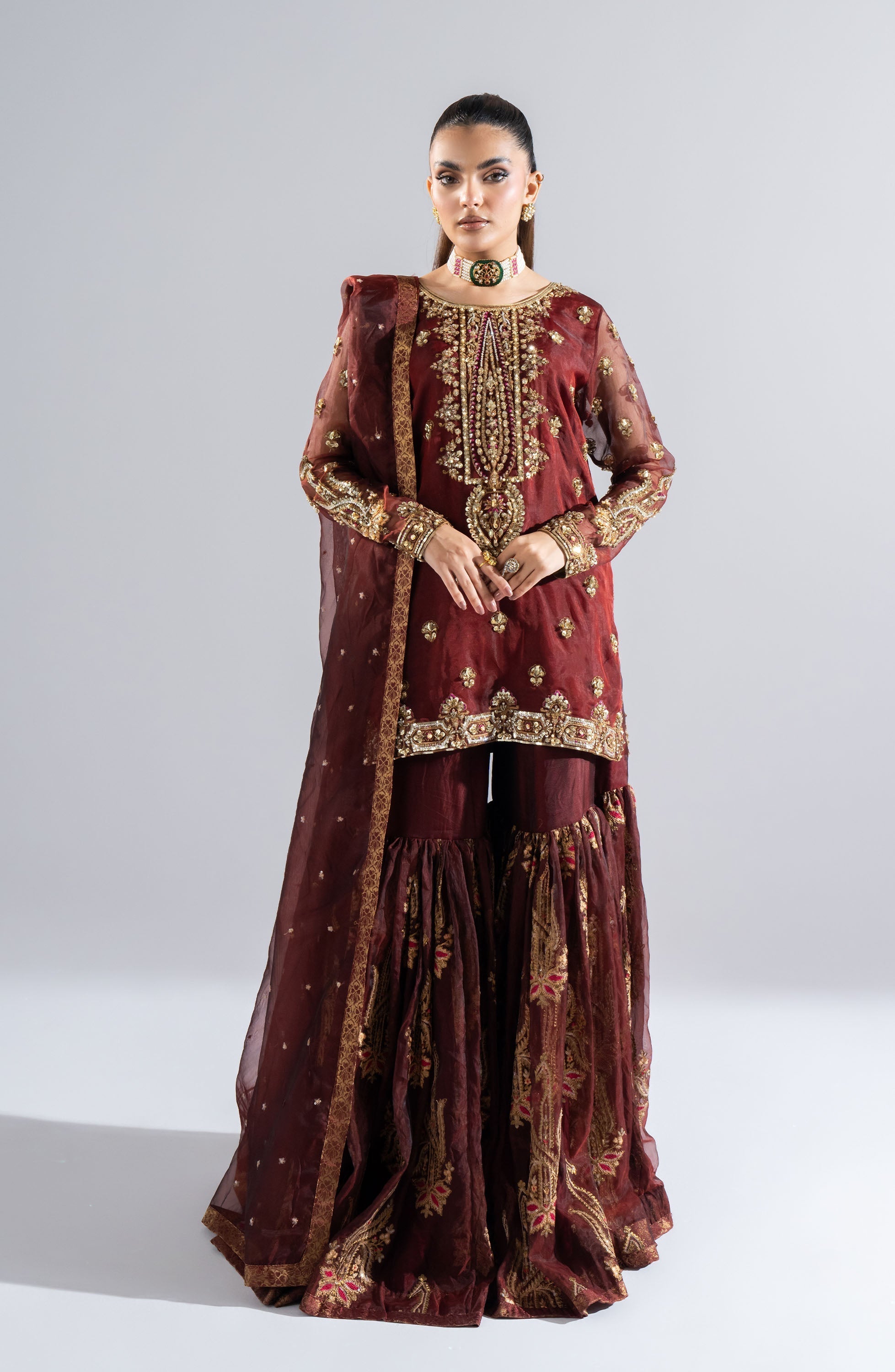 Maryum N Maria | Riwayat Wedding Formals | EROMI - MW24-553 by Maryum N Maria - Designer Dress - Type: Ladies Clothes - Available at Sana Yasir - 100% Original