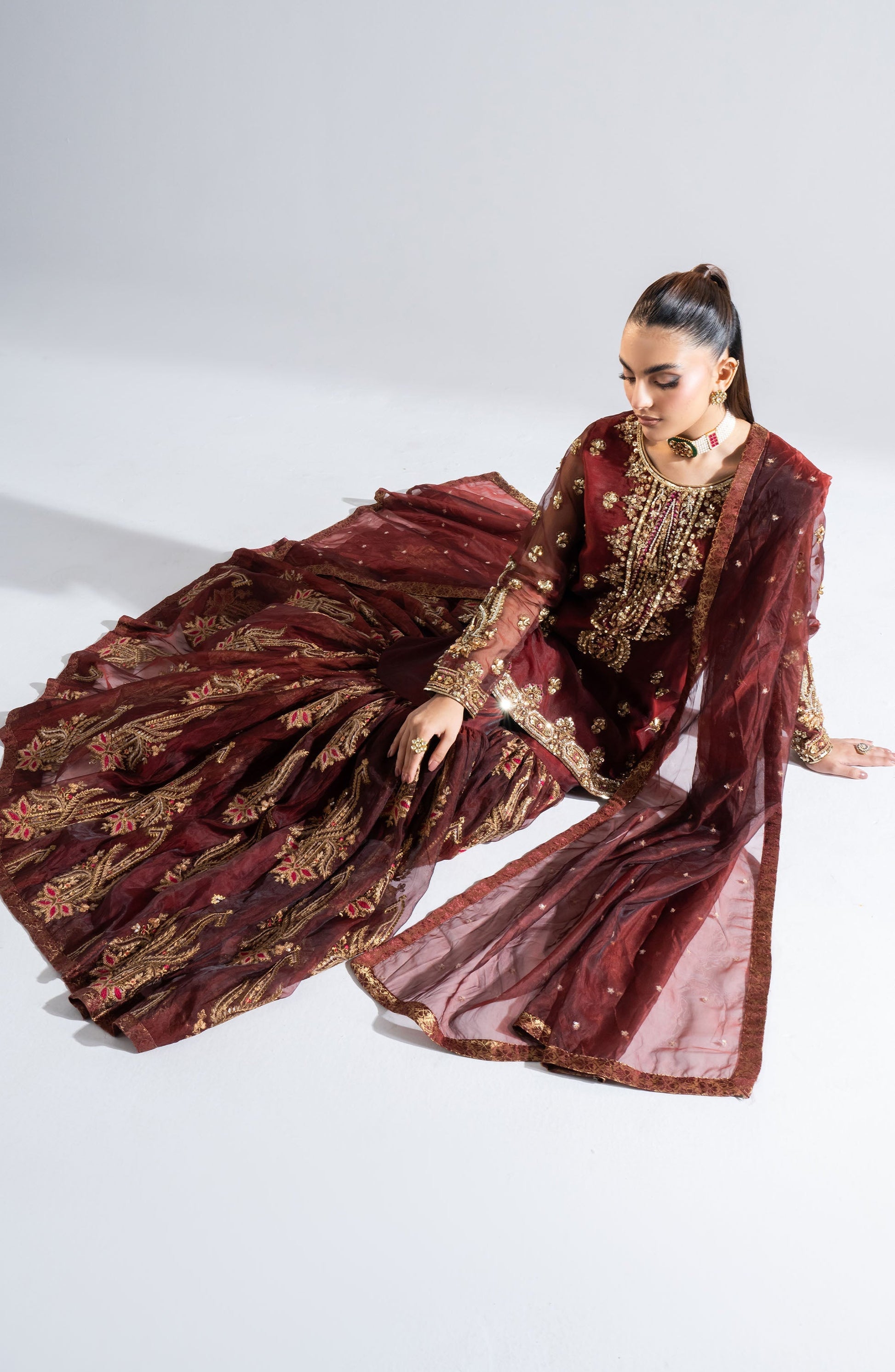 Maryum N Maria | Riwayat Wedding Formals | EROMI - MW24-553 by Maryum N Maria - Designer Dress - Type: Ladies Clothes - Available at Sana Yasir - 100% Original
