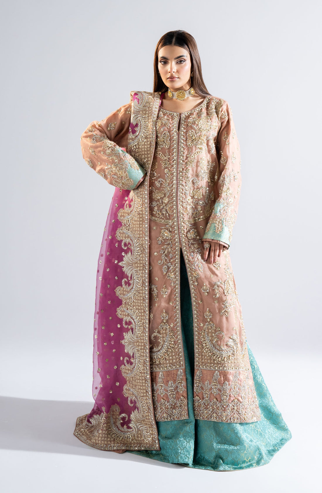 Maryum N Maria | Riwayat Wedding Formals | HINNI - MW24-558 by Maryum N Maria - Designer Dress - Type: Ladies Clothes - Available at Sana Yasir - 100% Original