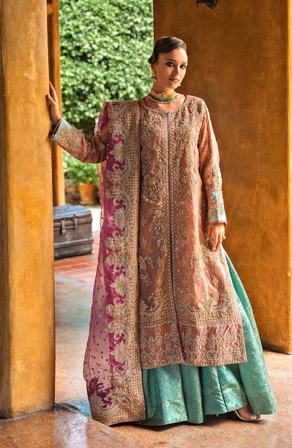 Maryum N Maria | Riwayat Wedding Formals | HINNI - MW24-558 by Maryum N Maria - Designer Dress - Type: Ladies Clothes - Available at Sana Yasir - 100% Original