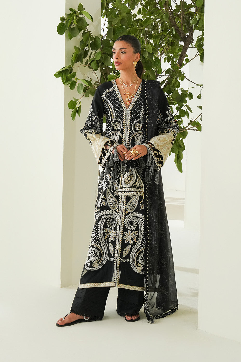 Maryum N Maria | Soiree Lawn |Mirage by Maryam N Maria - Designer Dress - Type: Ladies Clothes - Available at Sana Yasir - 100% Original