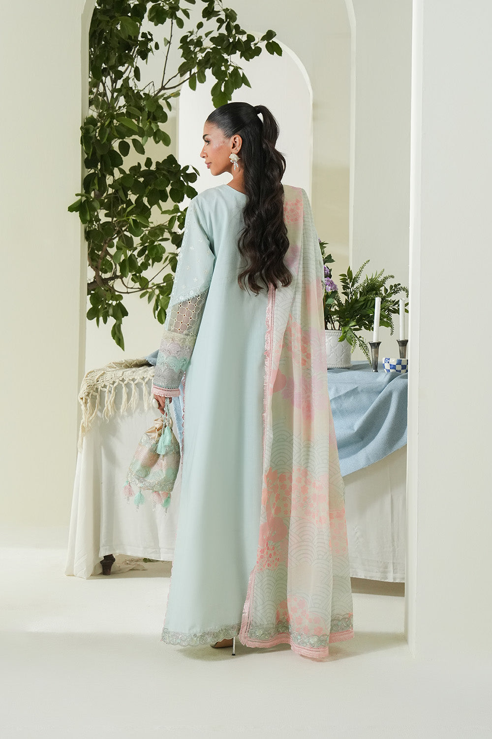 Maryum N Maria | Soiree Lawn |Soothing Sea by Maryam N Maria - Designer Dress - Type: Ladies Clothes - Available at Sana Yasir - 100% Original