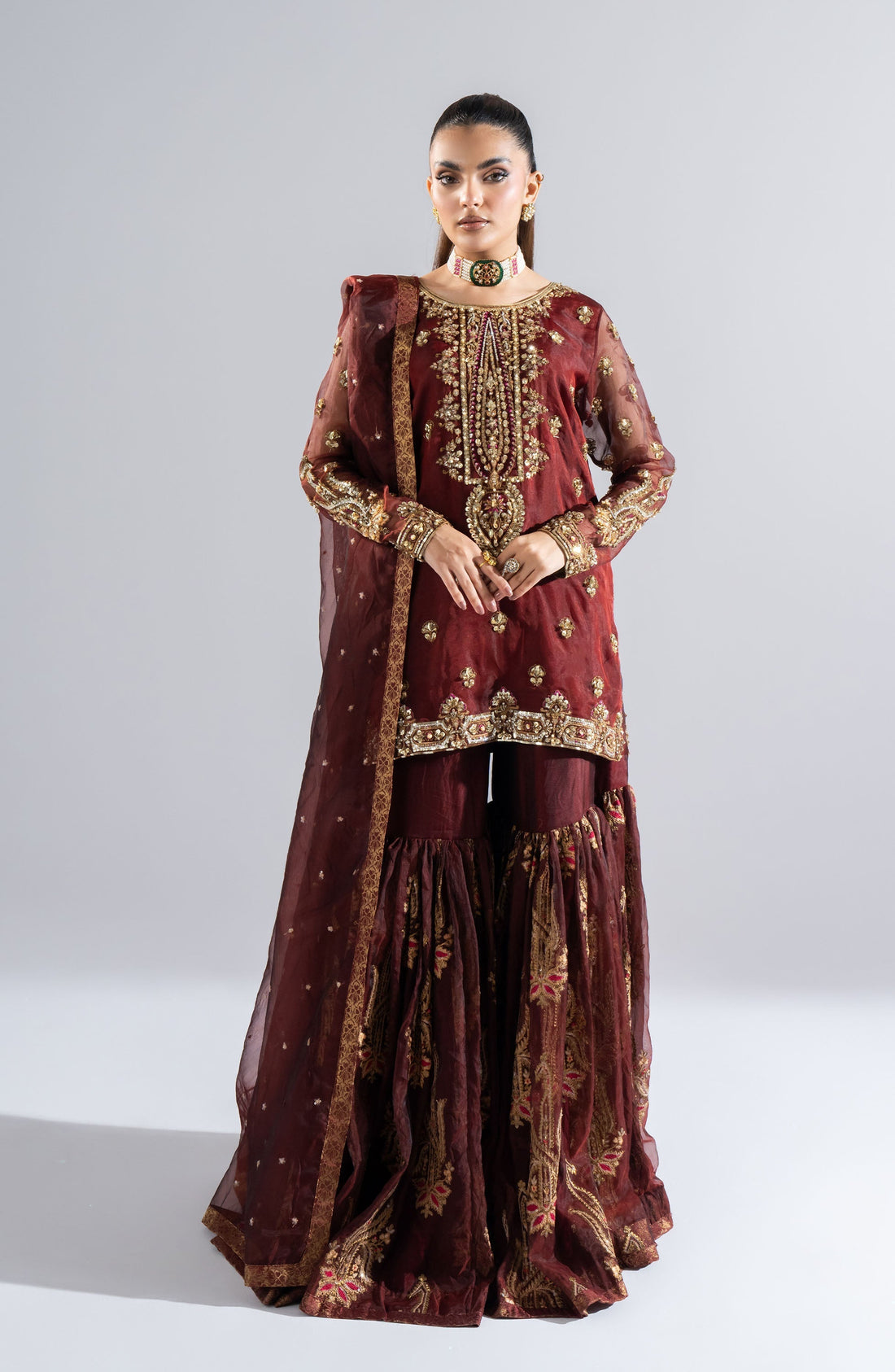 Maryum N Maria | Riwayat Wedding Formals | EROMI - MW24-553 by Maryum N Maria - Designer Dress - Type: Ladies Clothes - Available at Sana Yasir - 100% Original