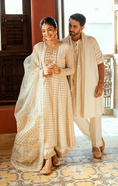 Maya | Dil ki Batain | AHLAM by Maya - Designer Dress - Type: MensWear - Available at Sana Yasir - 100% Original