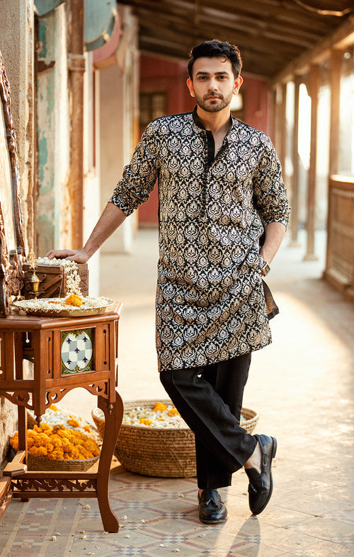 Maya | Dil ki Batain | IZNAN by Maya - Designer Dress - Type: MensWear - Available at Sana Yasir - 100% Original