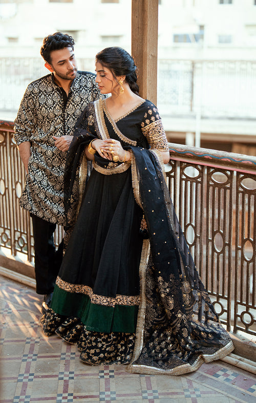 Maya | Dil ki Batain | IZNAN by Maya - Designer Dress - Type: MensWear - Available at Sana Yasir - 100% Original