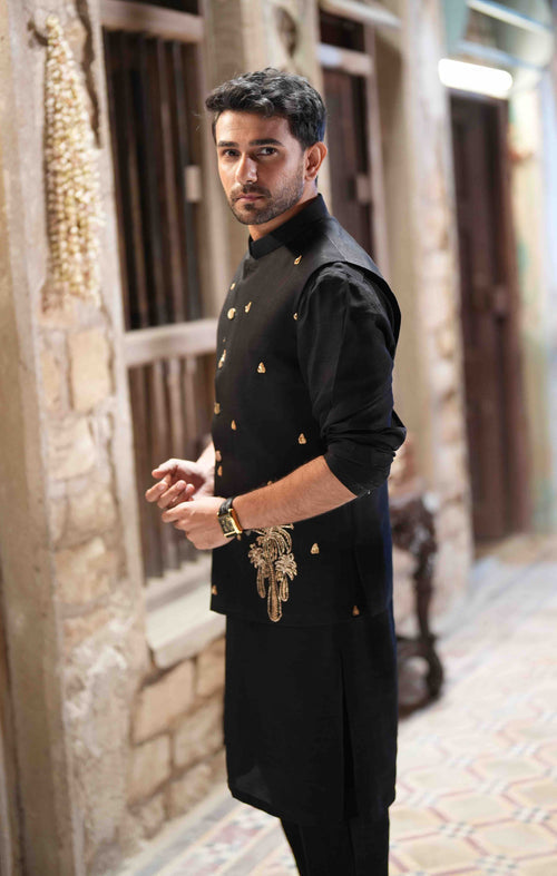 Maya | Dil ki Batain | NUHA by Maya - Designer Dress - Type: MensWear - Available at Sana Yasir - 100% Original