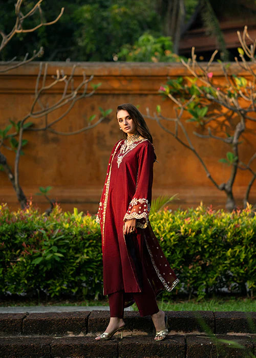 Mehak Yaqoob | Marvi Collection | Ruby by Mehak Yaqoob - Designer Dress - Type: Formal - Available at Sana Yasir - 100% Original