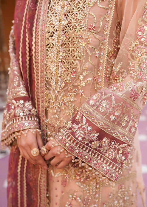 Mehak Yaqoob | Serene Wedding Formals | Cherry Blossom by Mehak Yaqoob - Designer Dress - Type: Bridal - Available at Sana Yasir - 100% Original