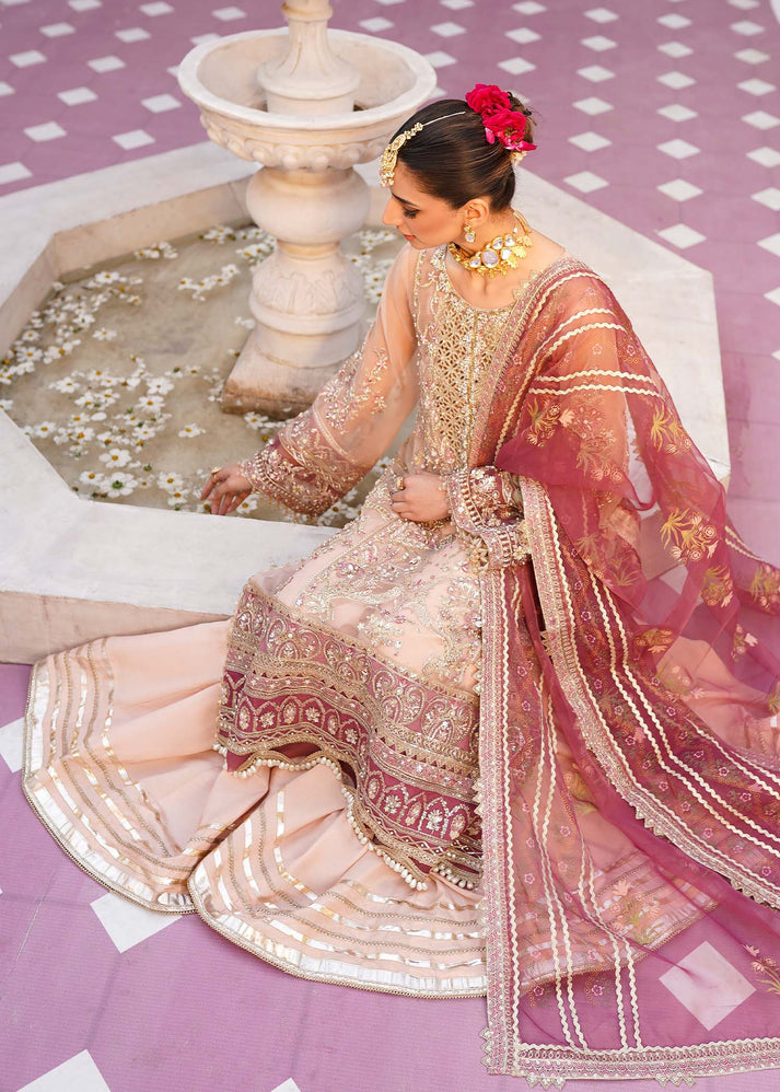 Mehak Yaqoob | Serene Wedding Formals | Cherry Blossom by Mehak Yaqoob - Designer Dress - Type: Bridal - Available at Sana Yasir - 100% Original