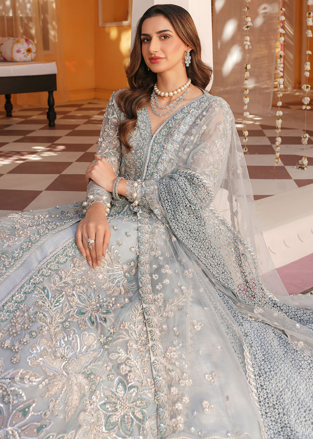 Mehak Yaqoob | Serene Wedding Formals | Frost by Mehak Yaqoob - Designer Dress - Type: Bridal - Available at Sana Yasir - 100% Original