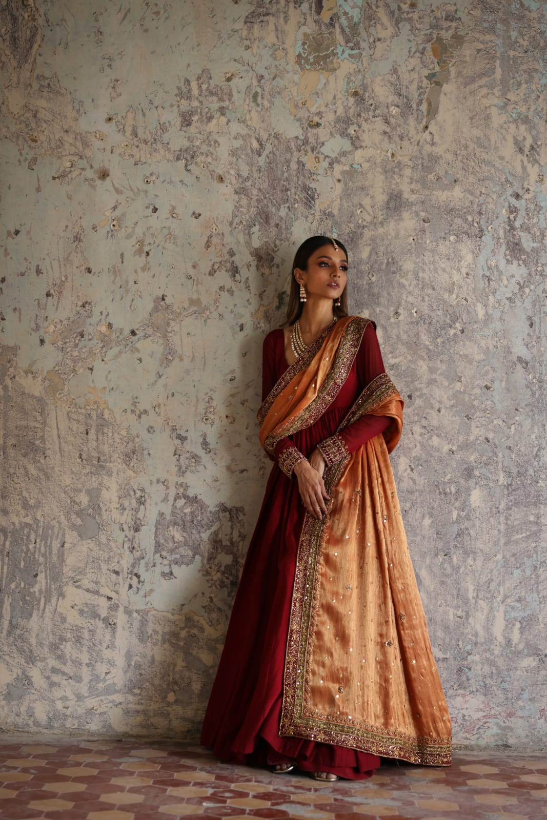 Mina Hasan | Formal Wedding Dresses | MHC-1068 by Mina Hasan - Designer Dress - Type: Ladies Clothes - Available at Sana Yasir - 100% Original