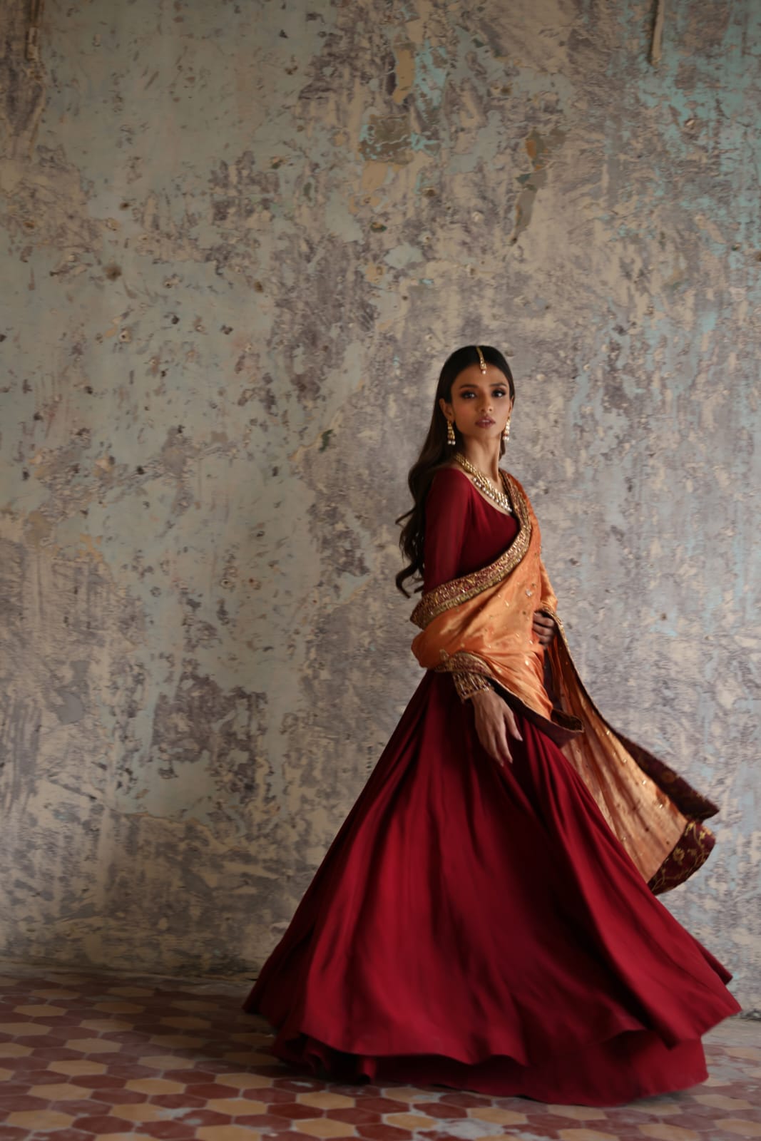Mina Hasan | Formal Wedding Dresses | MHC-1068 by Mina Hasan - Designer Dress - Type: Ladies Clothes - Available at Sana Yasir - 100% Original