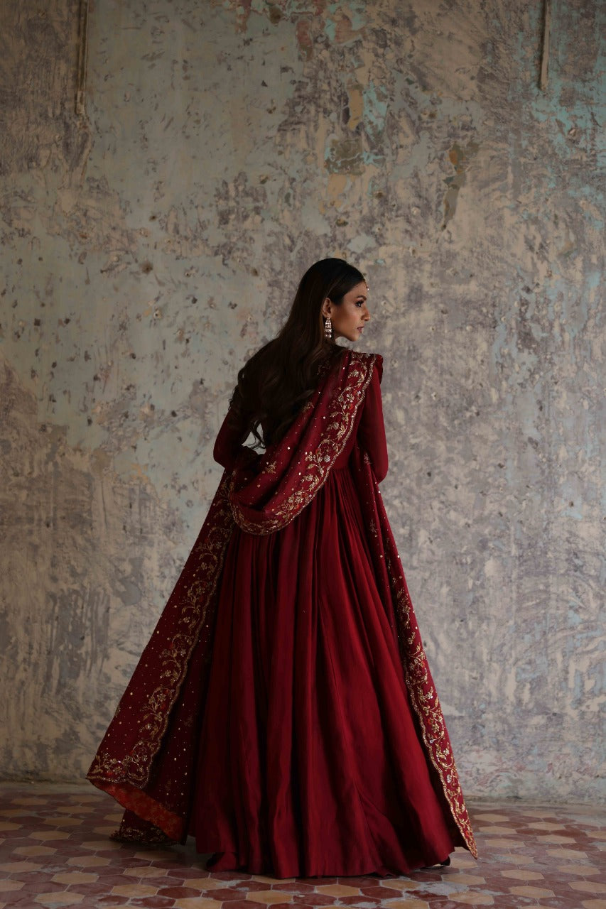 Mina Hasan | Formal Wedding Dresses | MHC-1068 by Mina Hasan - Designer Dress - Type: Ladies Clothes - Available at Sana Yasir - 100% Original