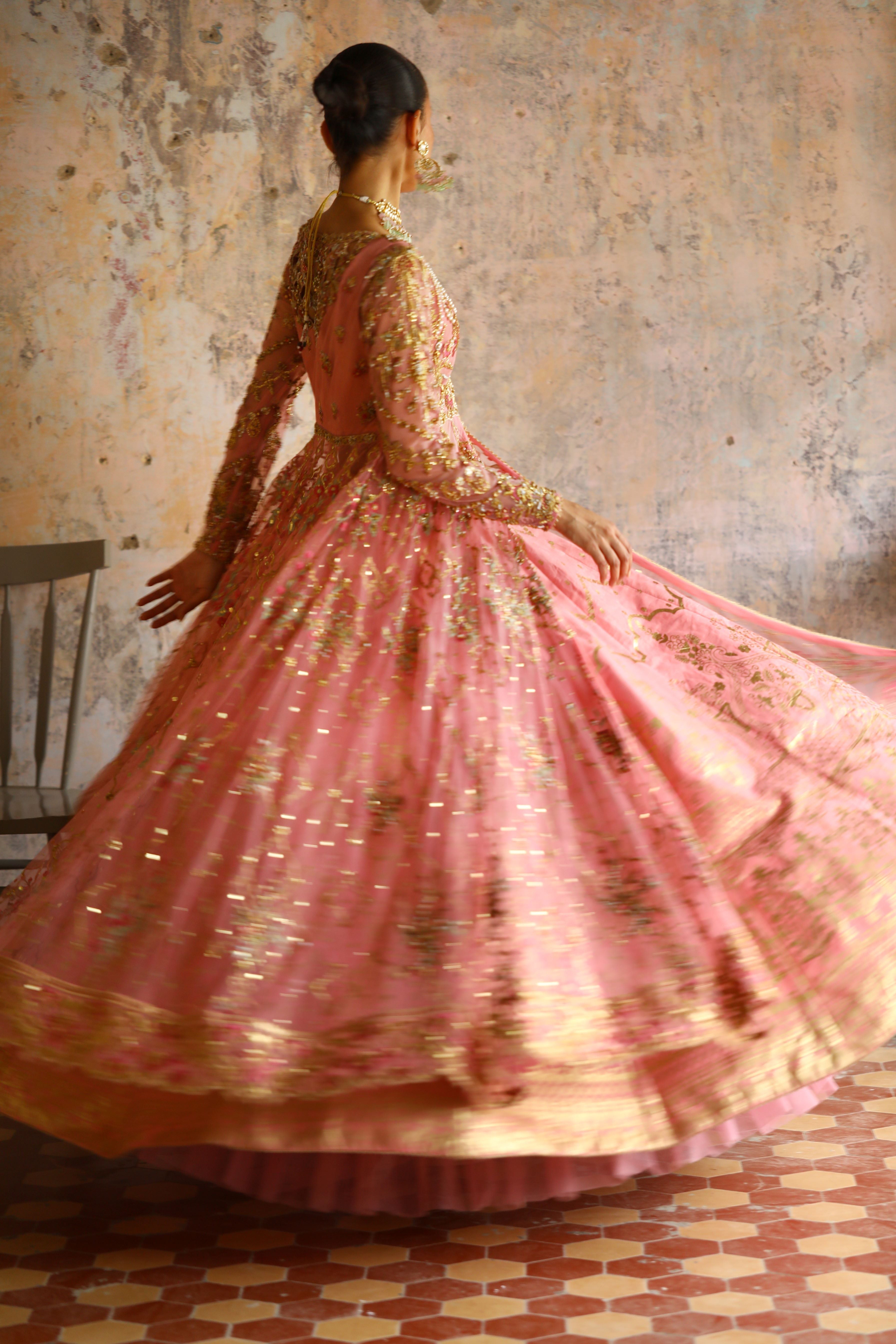 Mina Hasan | Formal Wedding Dresses | MHC-1094 by Mina Hasan - Designer Dress - Type: Ladies Clothes - Available at Sana Yasir - 100% Original