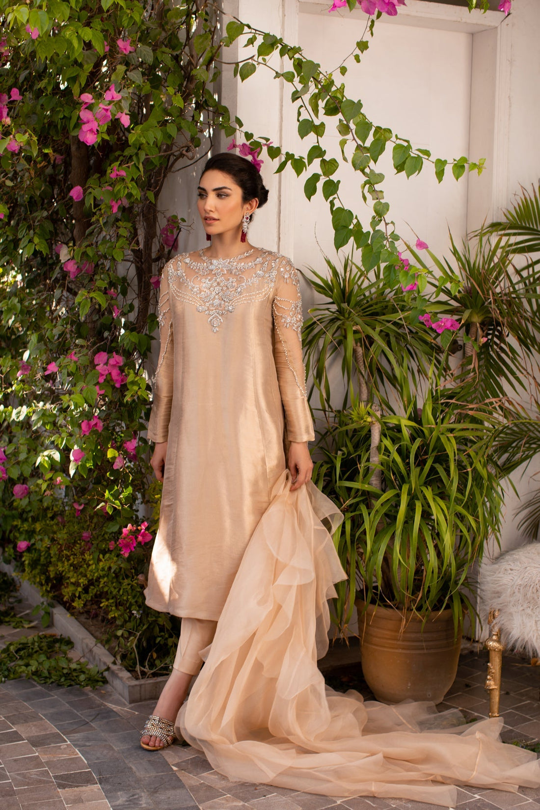 Mina Hasan | Luxury Pret | MHLP-1221 by Mina Hasan - Designer Dress - Type: Ladies Clothes - Available at Sana Yasir - 100% Original