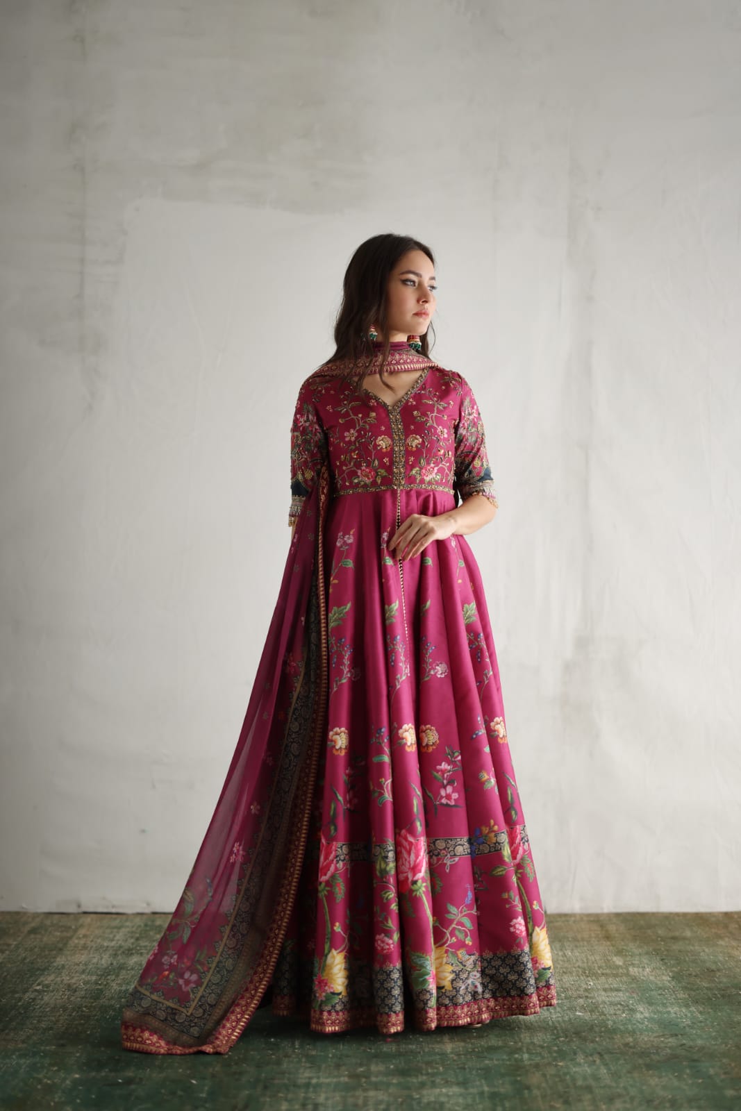 Mina Hasan | Luxury Pret | MHLP-1261 by Mina Hasan - Designer Dress - Type: Ladies Clothes - Available at Sana Yasir - 100% Original