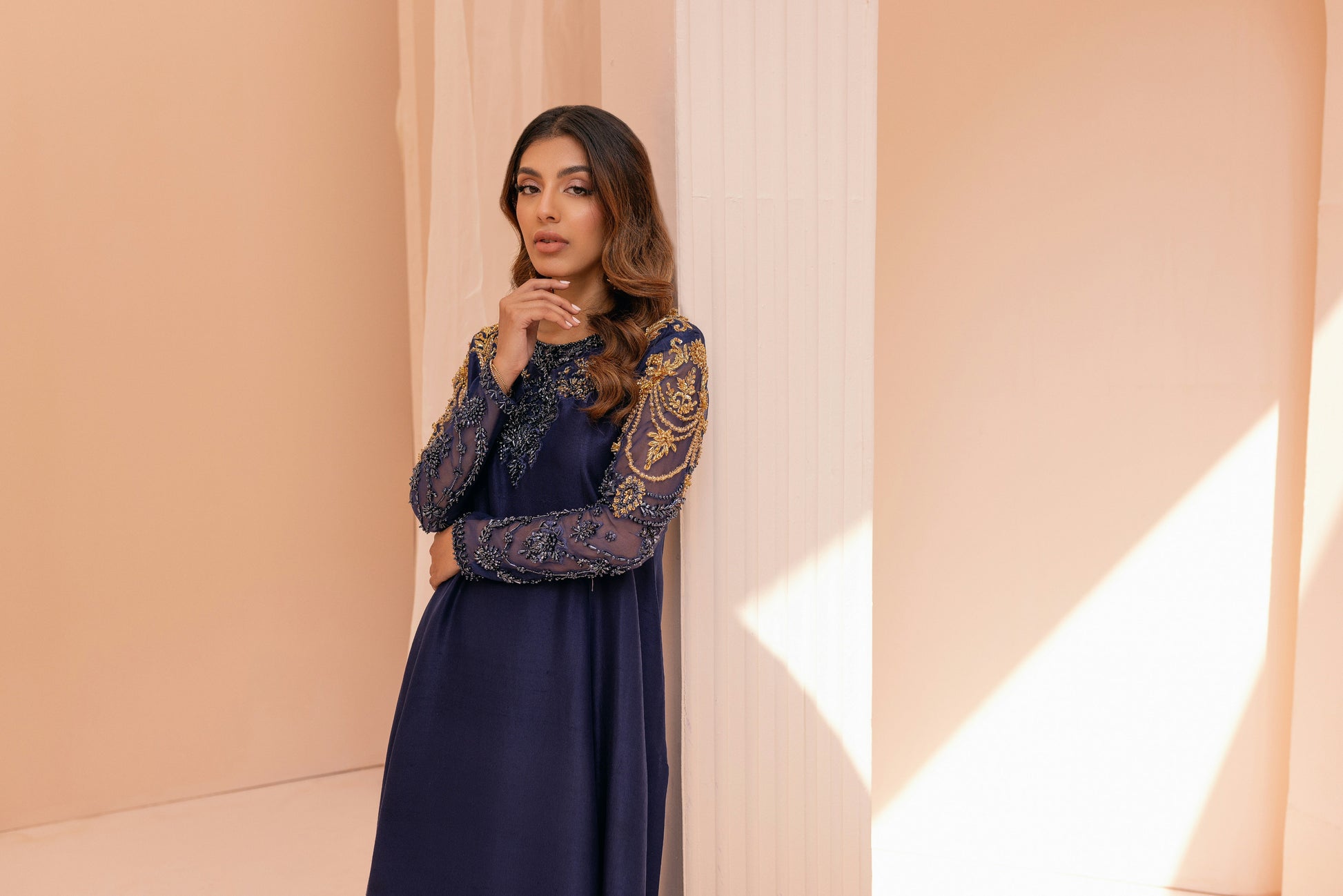 Mina Hasan | Luxury Pret | MHLP-1286 by Mina Hasan - Designer Dress - Type: Ladies Clothes - Available at Sana Yasir - 100% Original