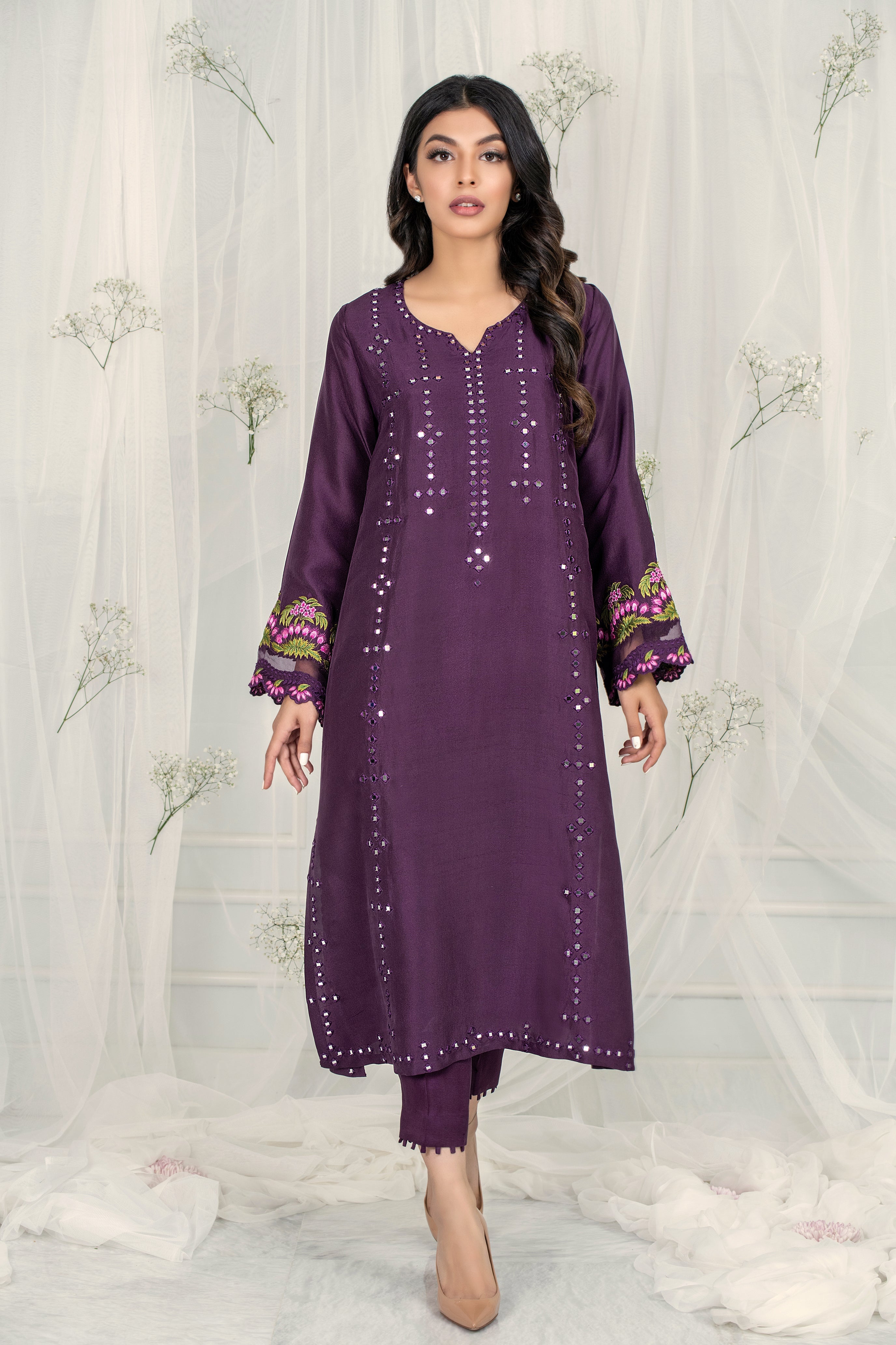Mina Hasan | Luxury Pret | MHP-1173 by Mina Hasan - Designer Dress - Type: Ladies Clothes - Available at Sana Yasir - 100% Original