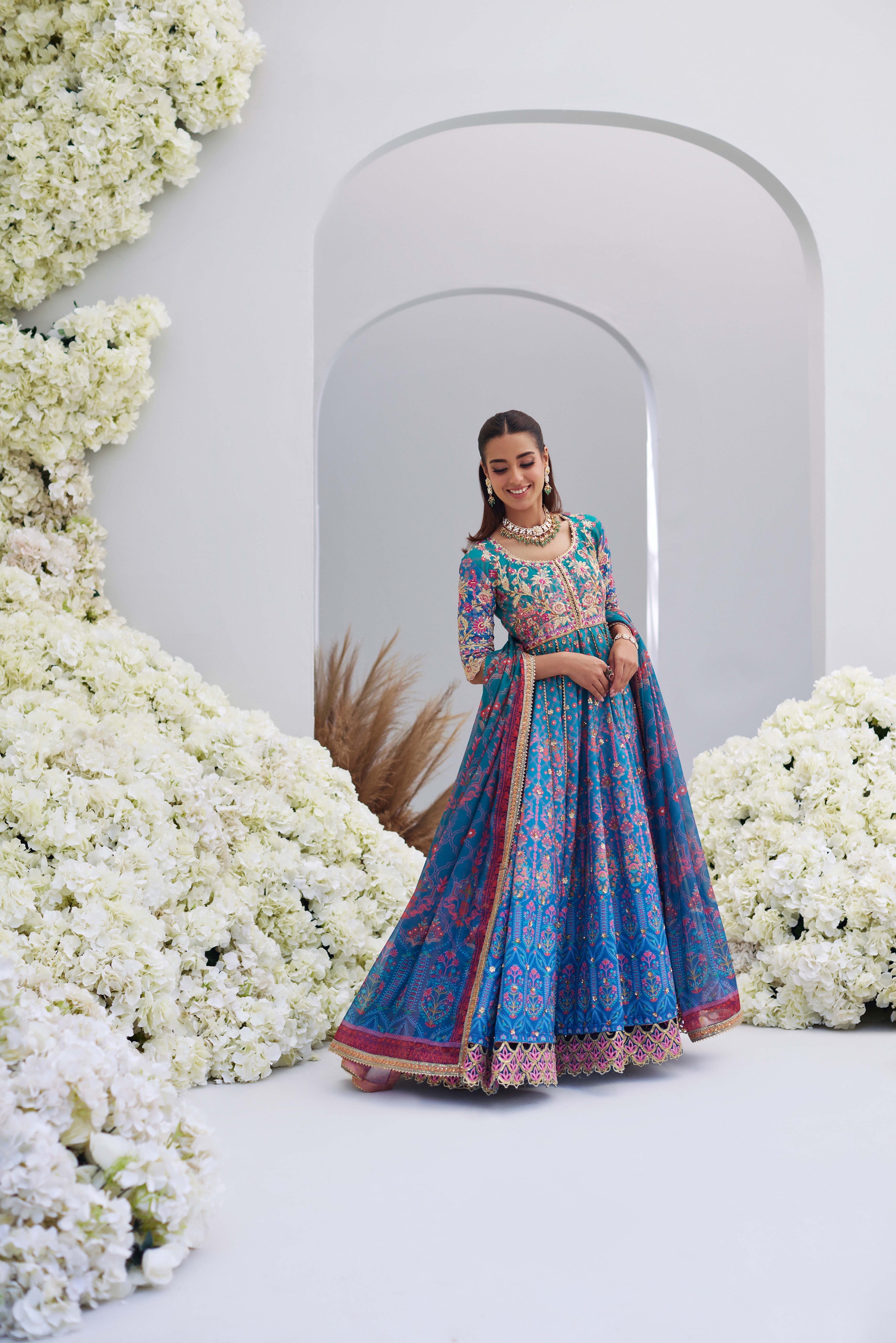 Mina Hasan | Luxury Pret | Zayna by Mina Hasan - Designer Dress - Type: Ladies Clothes - Available at Sana Yasir - 100% Original