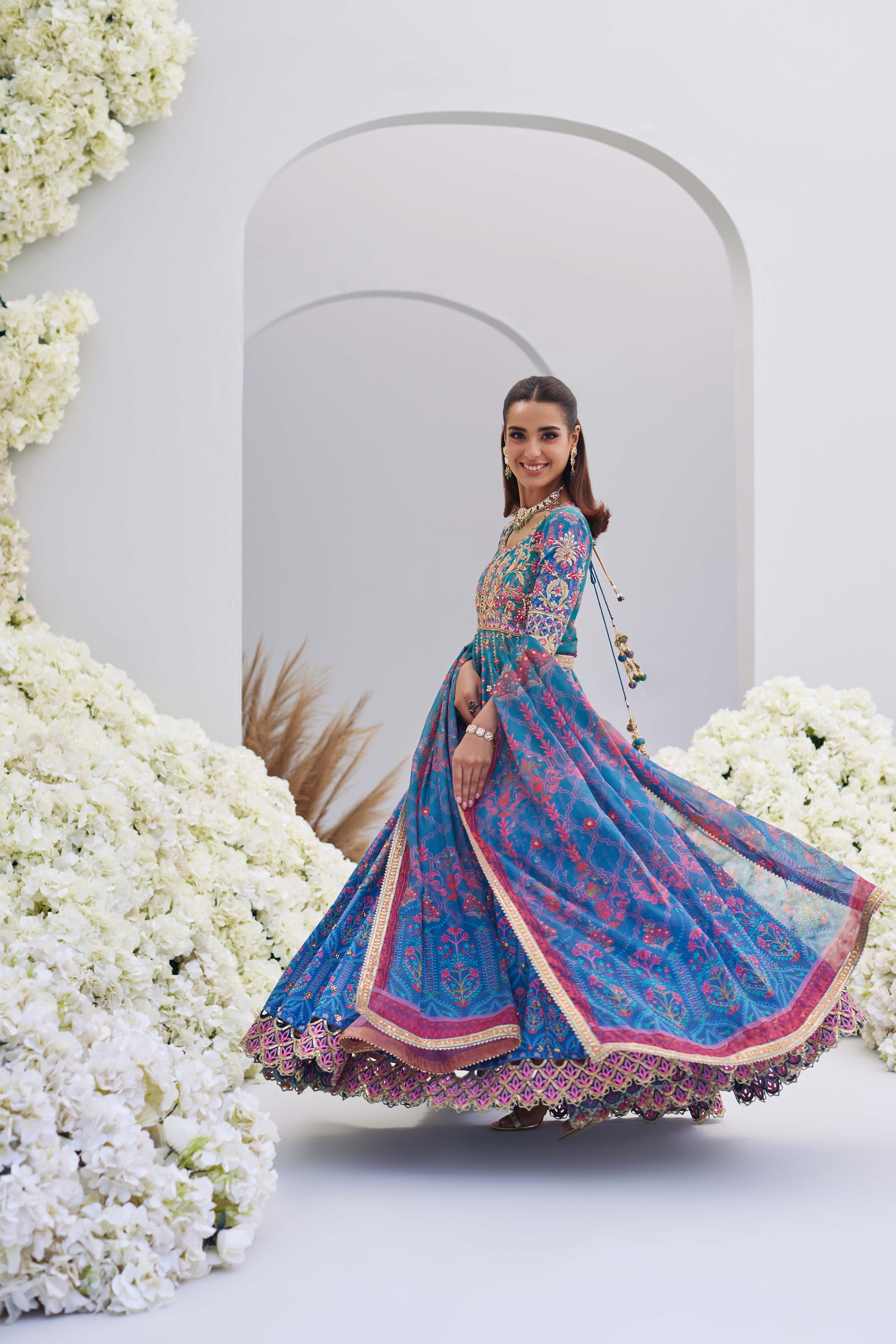 Mina Hasan | Luxury Pret | Zayna by Mina Hasan - Designer Dress - Type: Ladies Clothes - Available at Sana Yasir - 100% Original