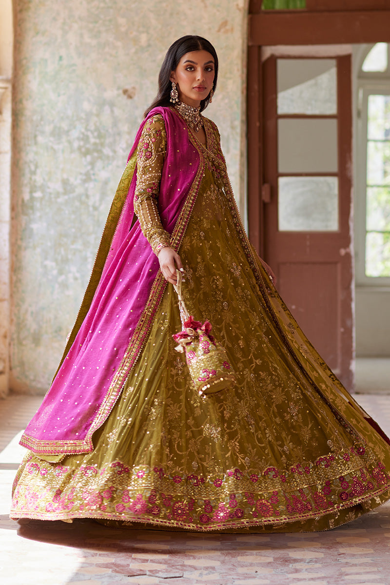 Mina Hassan | Formal Dholki Collection | Aaliyah by Mina Hassan - Designer Dress - Type: Ladies Clothes - Available at Sana Yasir - 100% Original