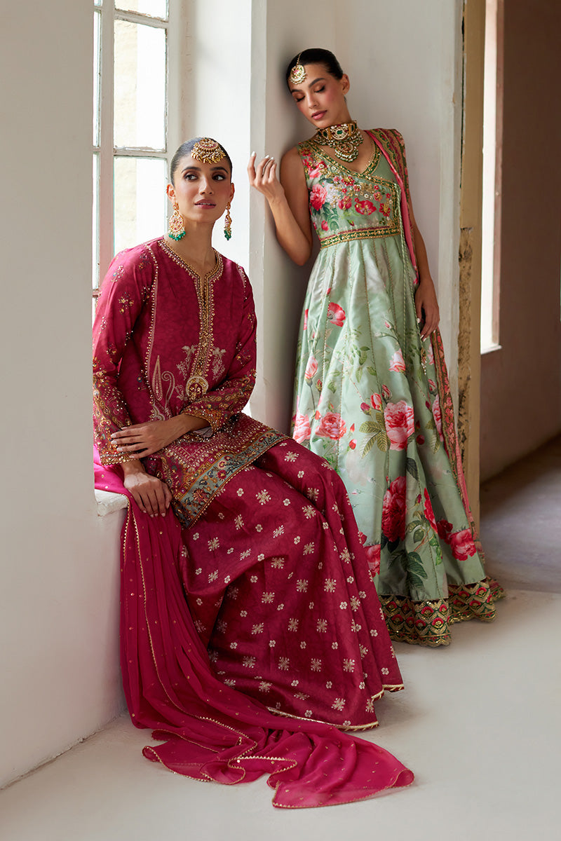 Mina Hassan | Formal Dholki Collection | Abeeha by Mina Hassan - Designer Dress - Type: Ladies Clothes - Available at Sana Yasir - 100% Original